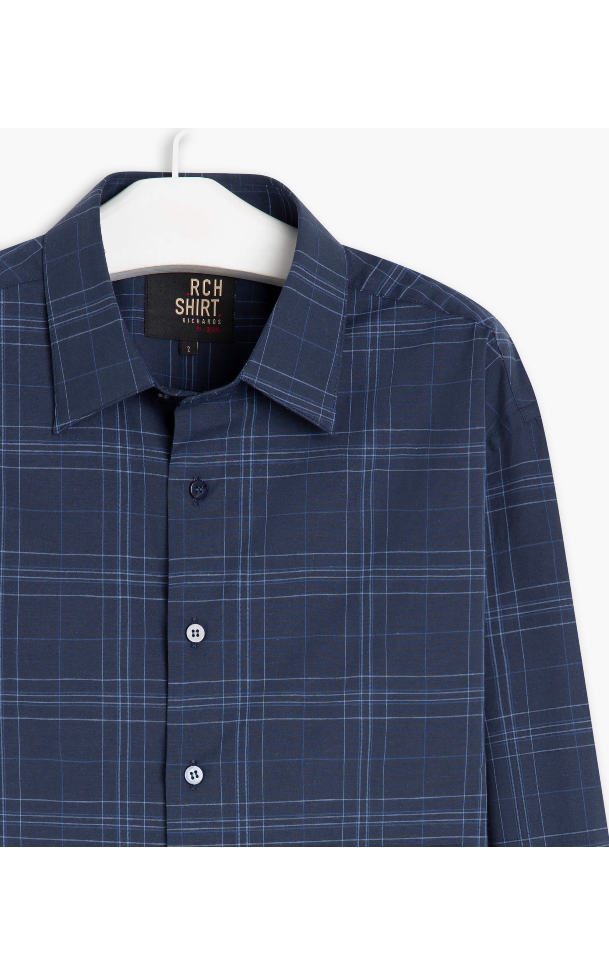 Camisa Cleimilton Ml Marinho