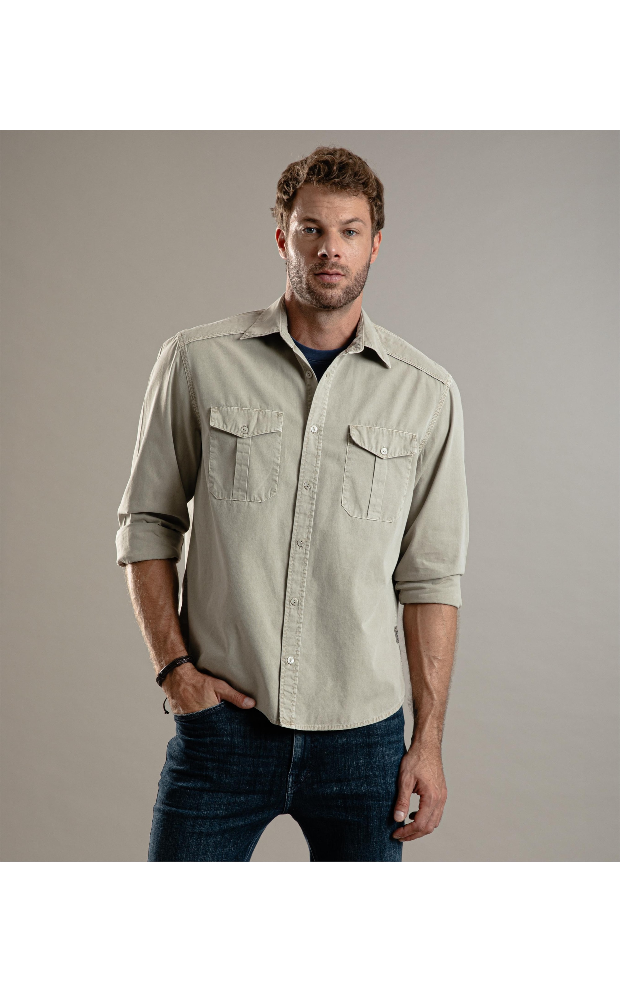 Camisa Color Bolt Jorge Ml Husk
