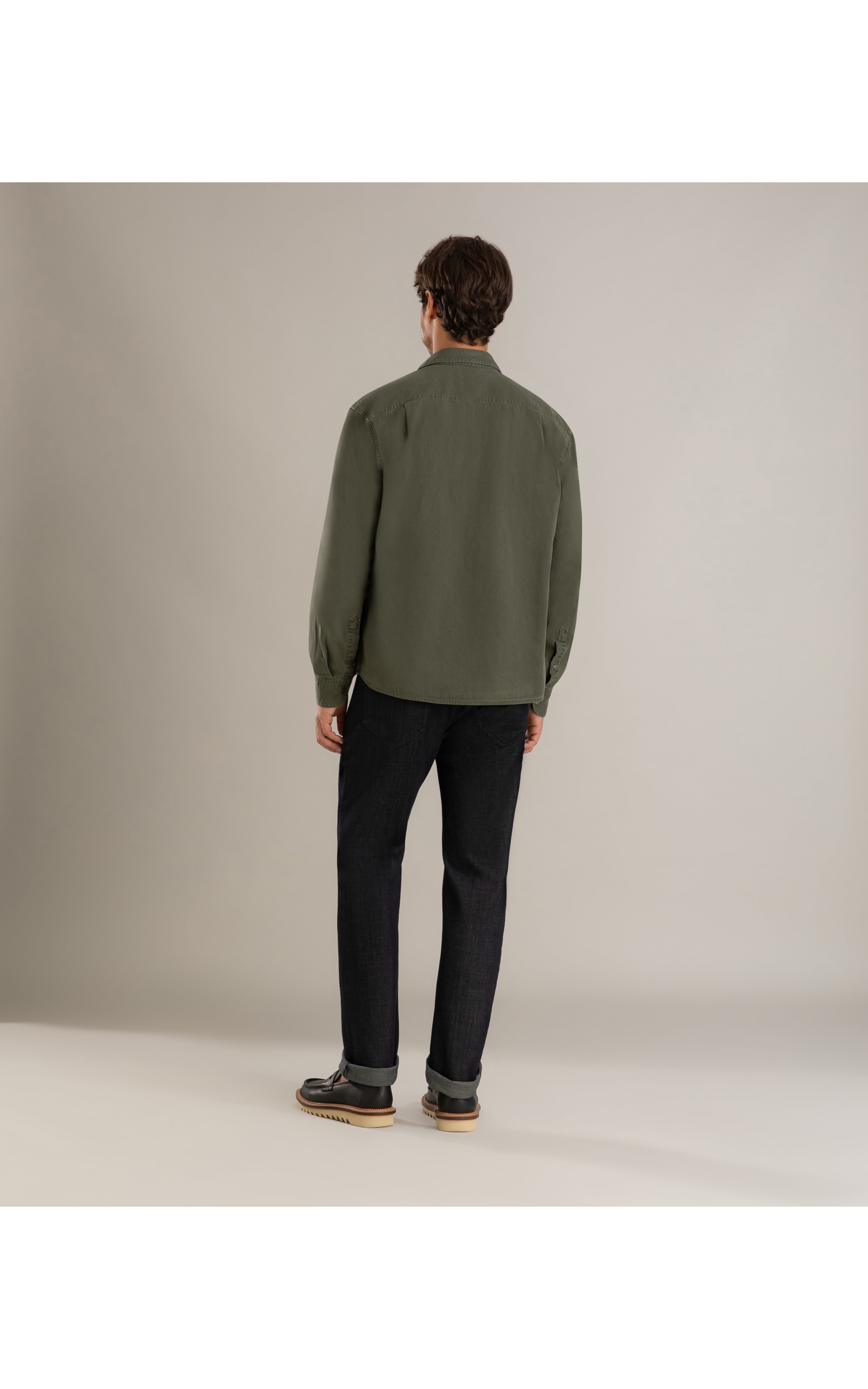 Camisa Color Bolt Jorge Ml Verde Escuro