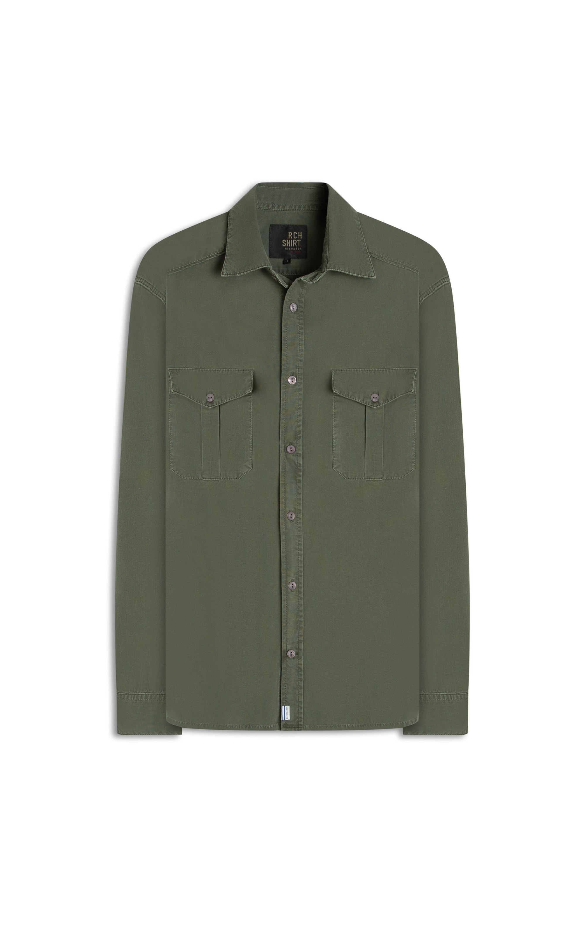 Camisa Color Bolt Jorge Ml Verde Escuro