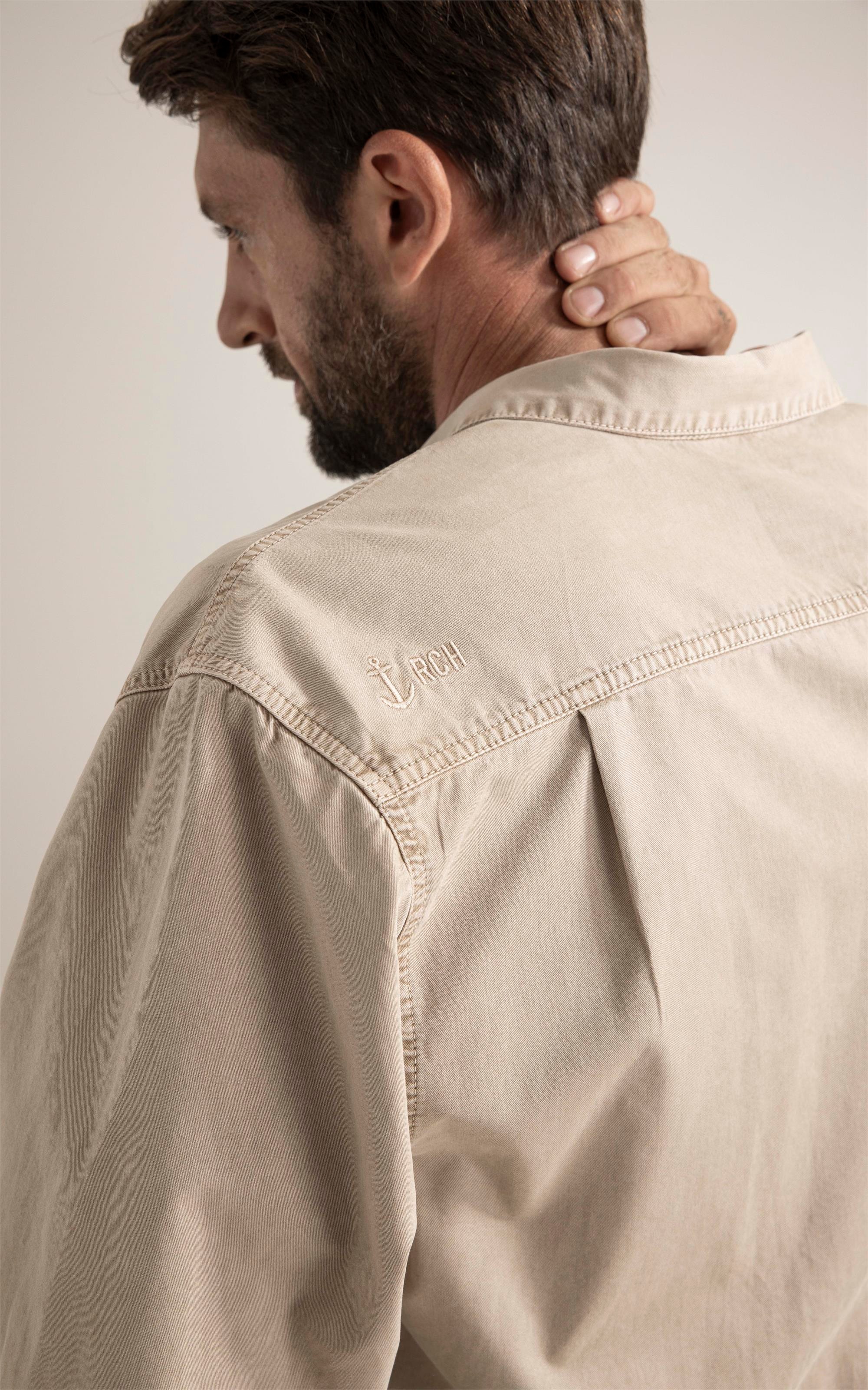 Camisa Color Twill Overshirt Husk