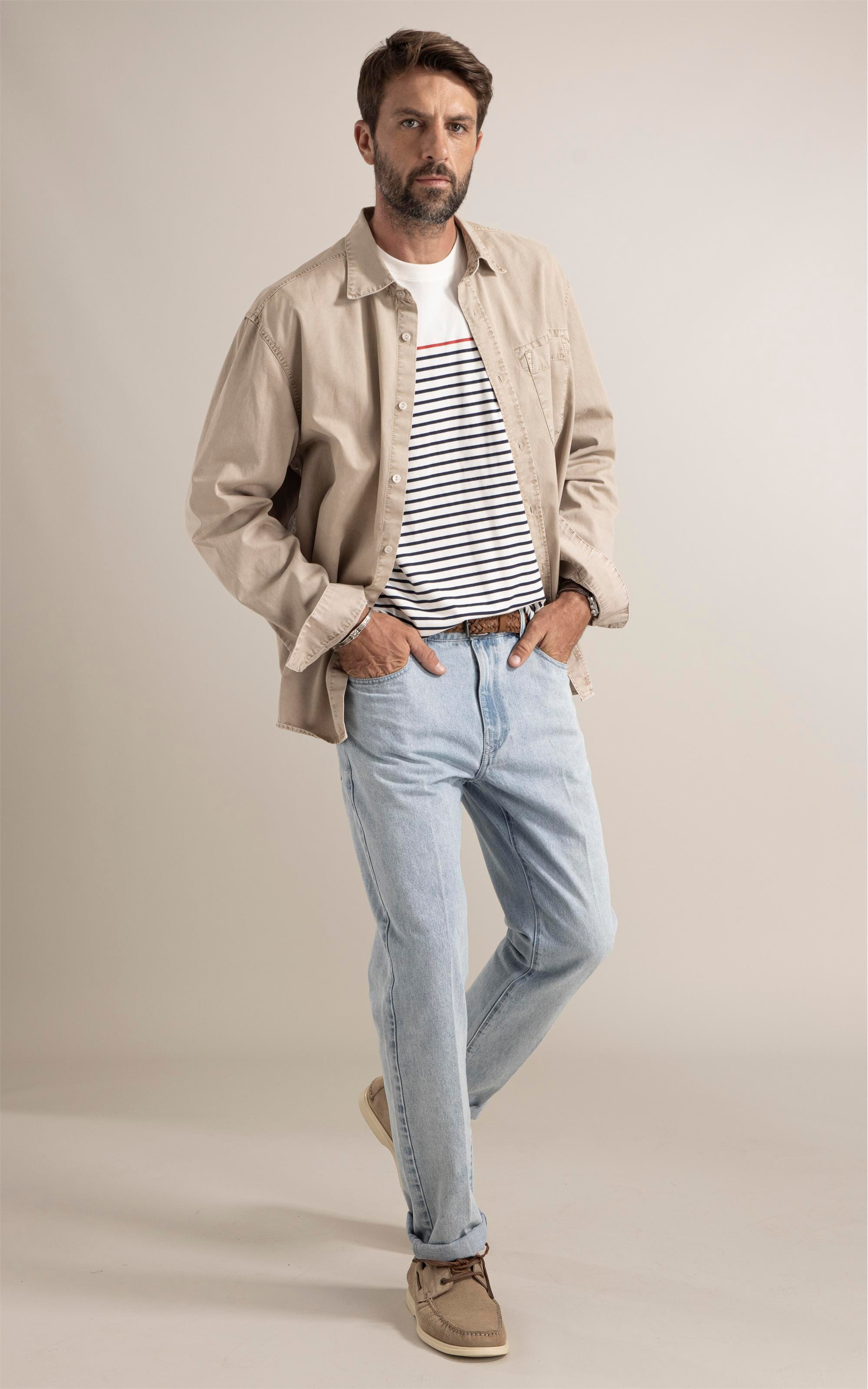 Camisa Color Twill Overshirt Husk