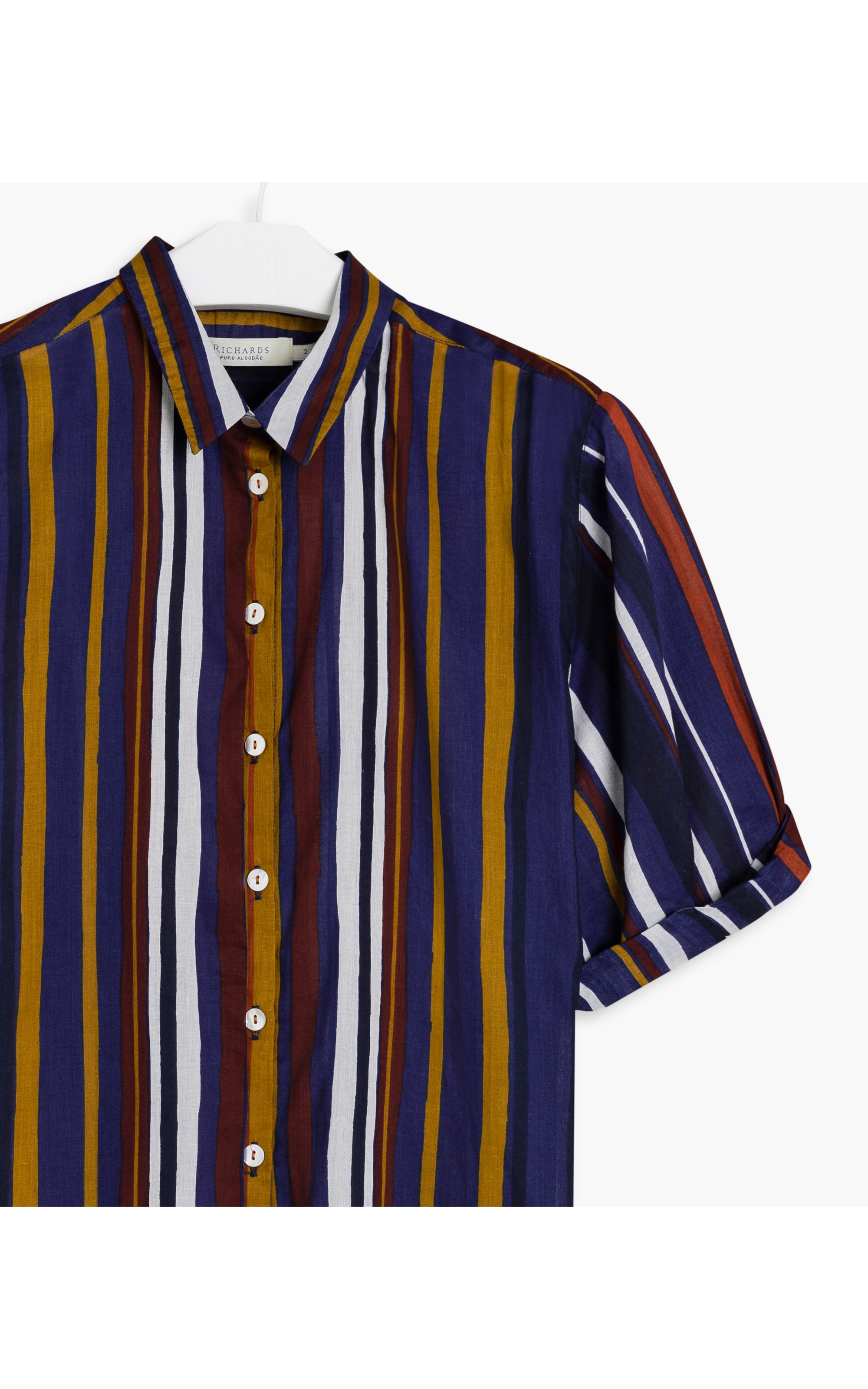 Camisa Congo Estampa Listras Azul