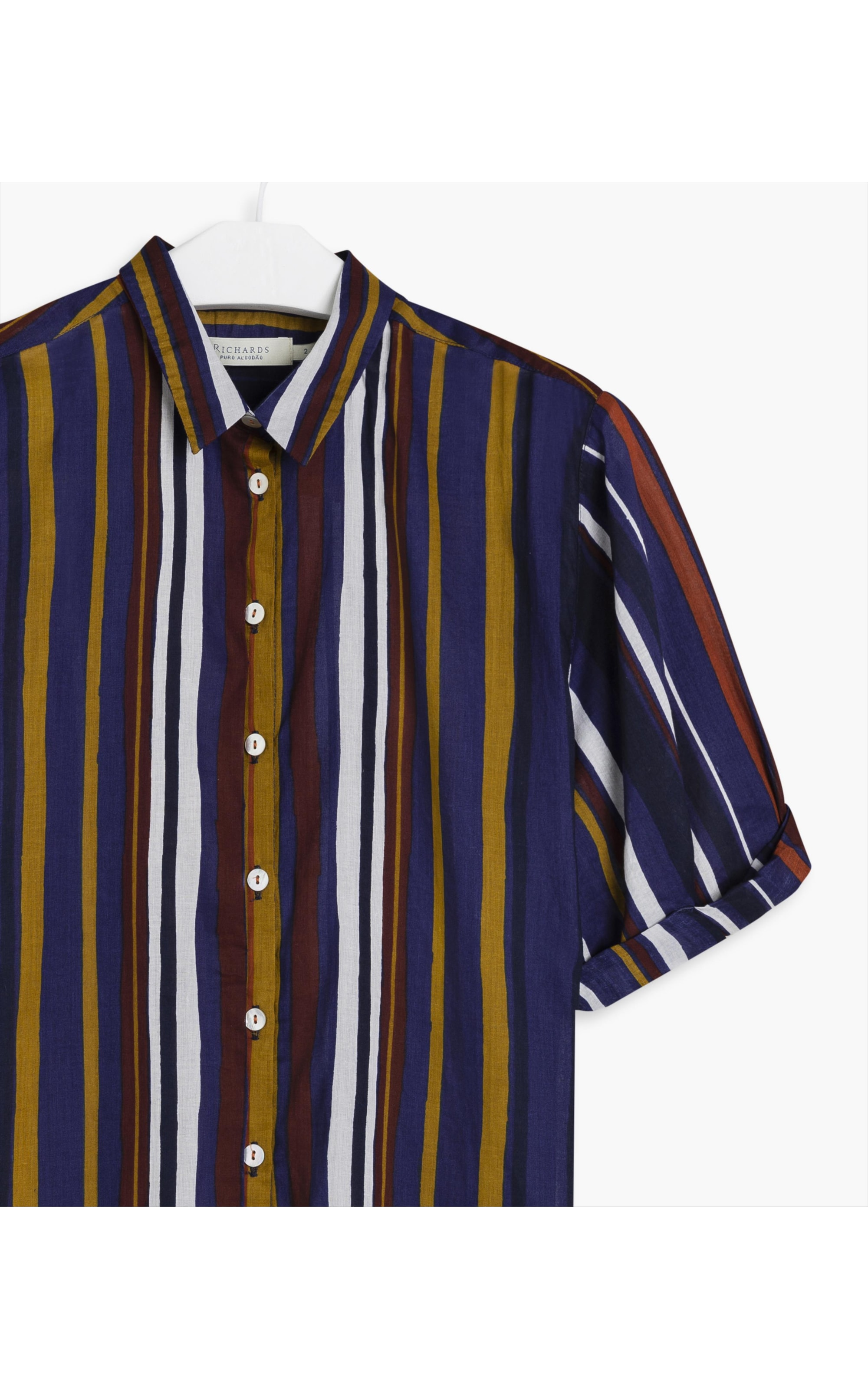 Camisa Congo Estampa Listras Azul