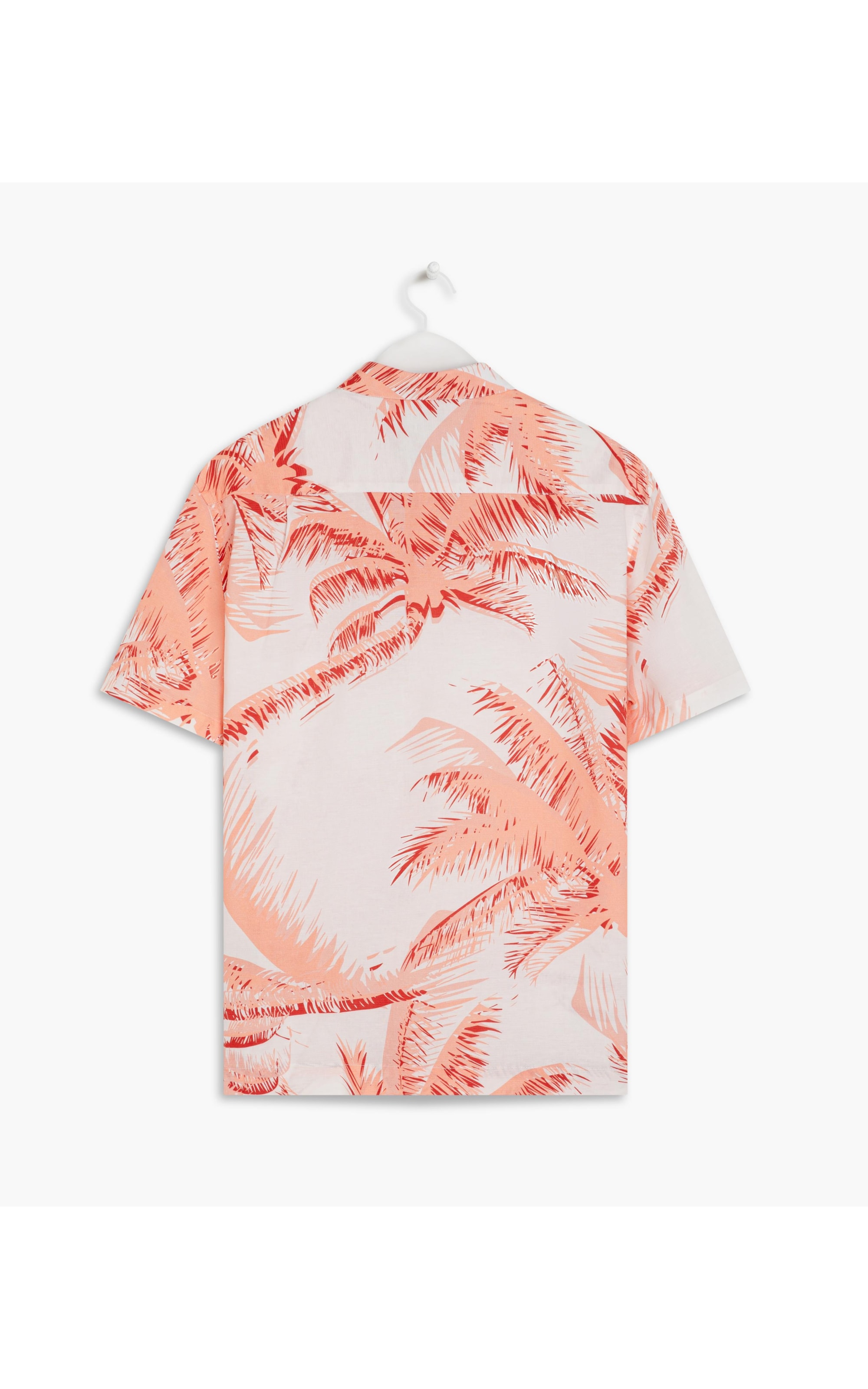 Camisa Coqueiros Estampada Mc Vermelho