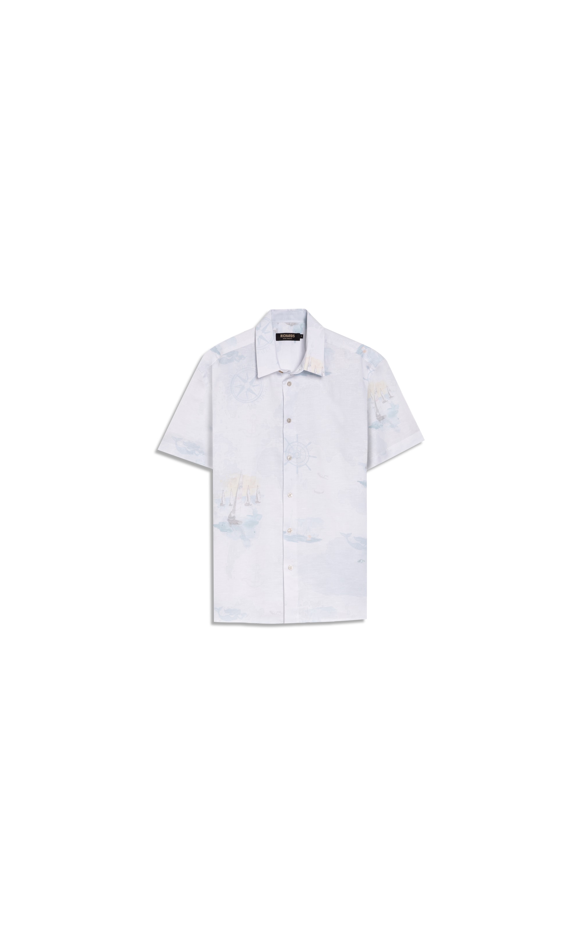 Camisa Cotê Náutica Linho Branco
