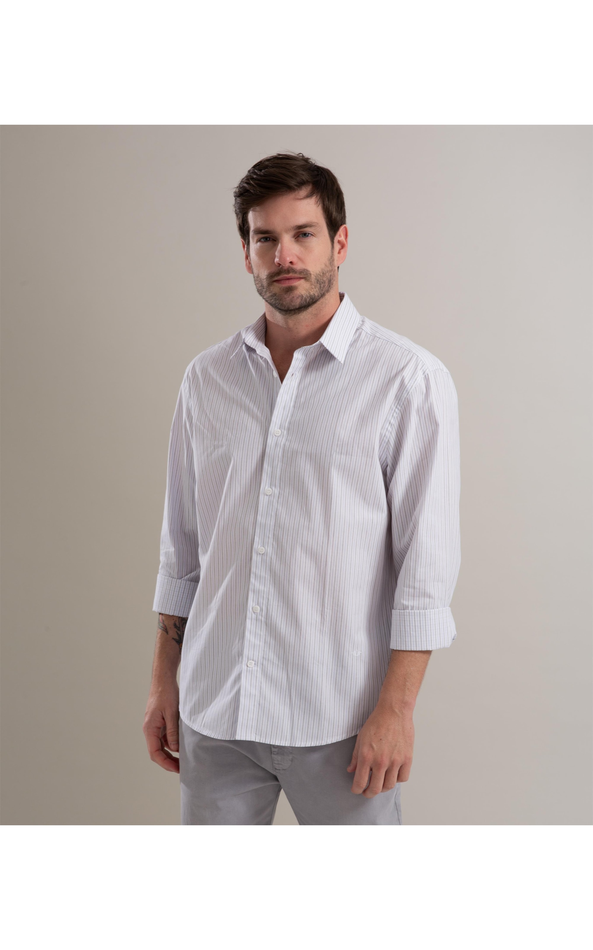 Camisa Cotton Miguel Ml Branco