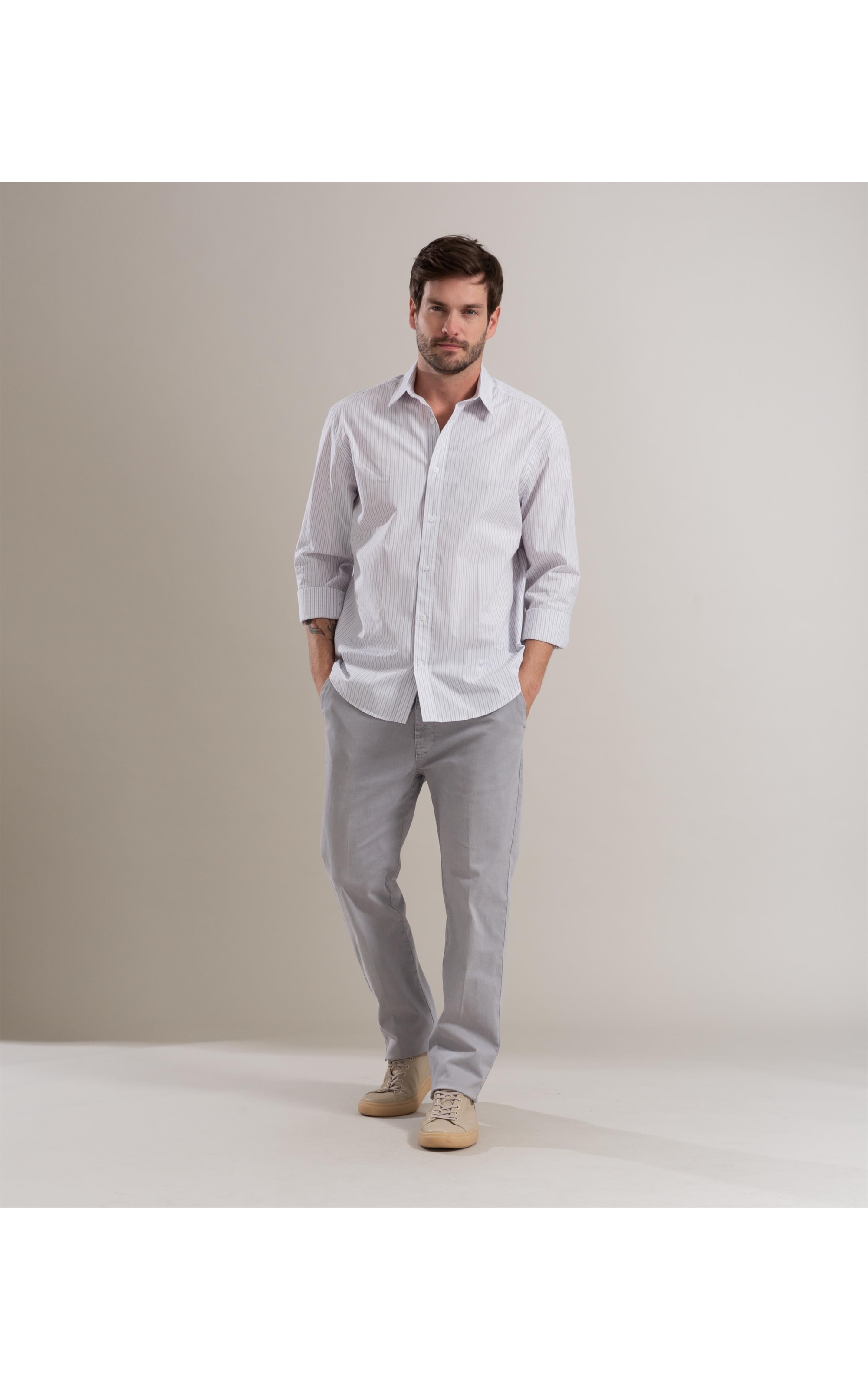 Camisa Cotton Miguel Ml Branco