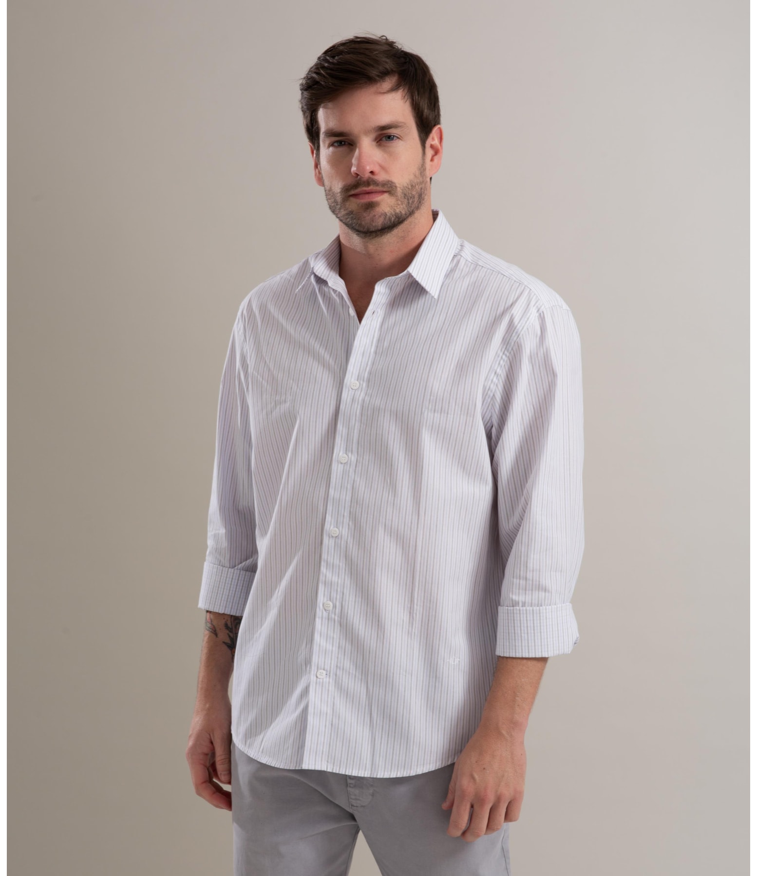 Camisa Cotton Miguel Ml Branco