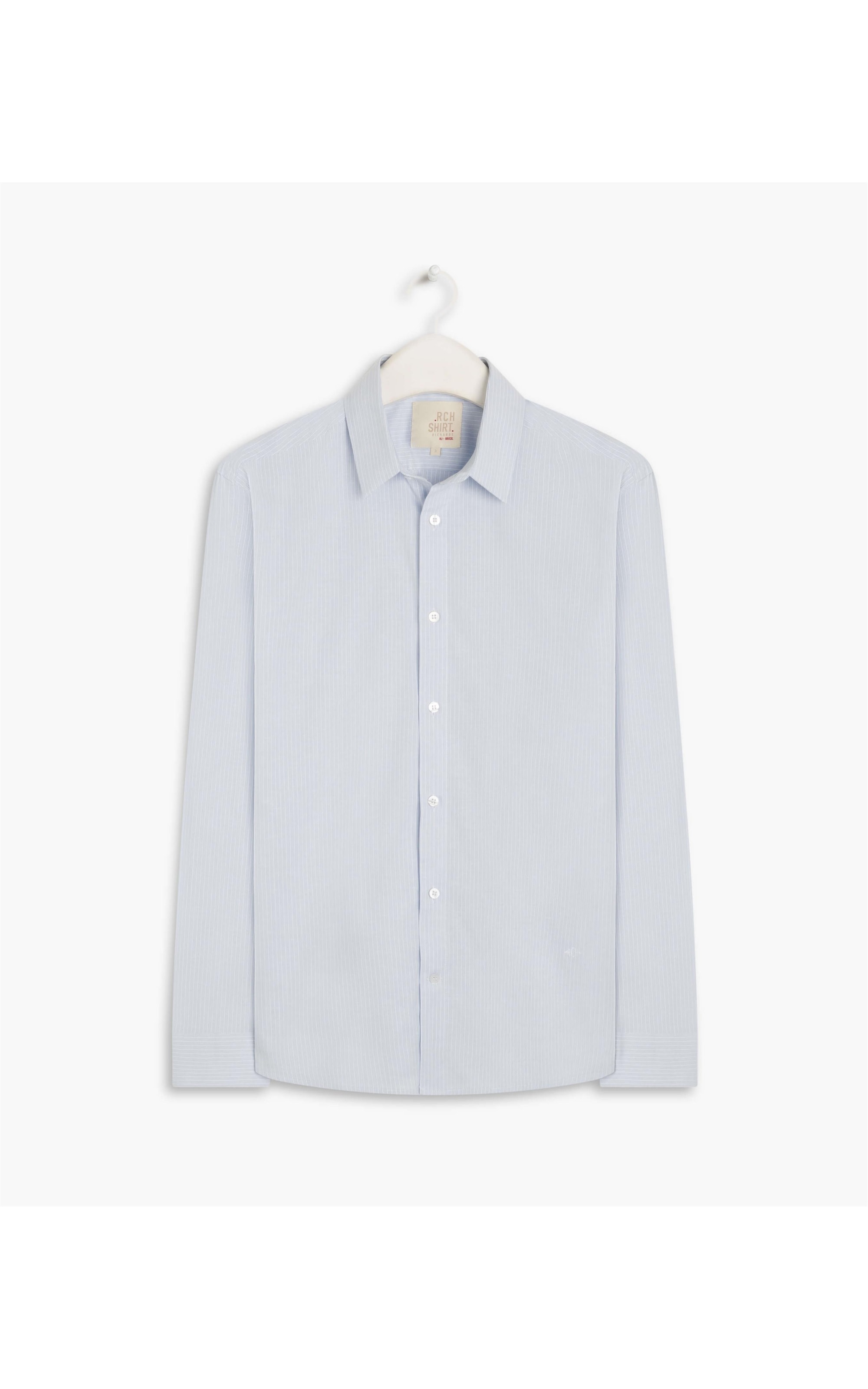 Camisa Cotton Steve Ml Azul Claro