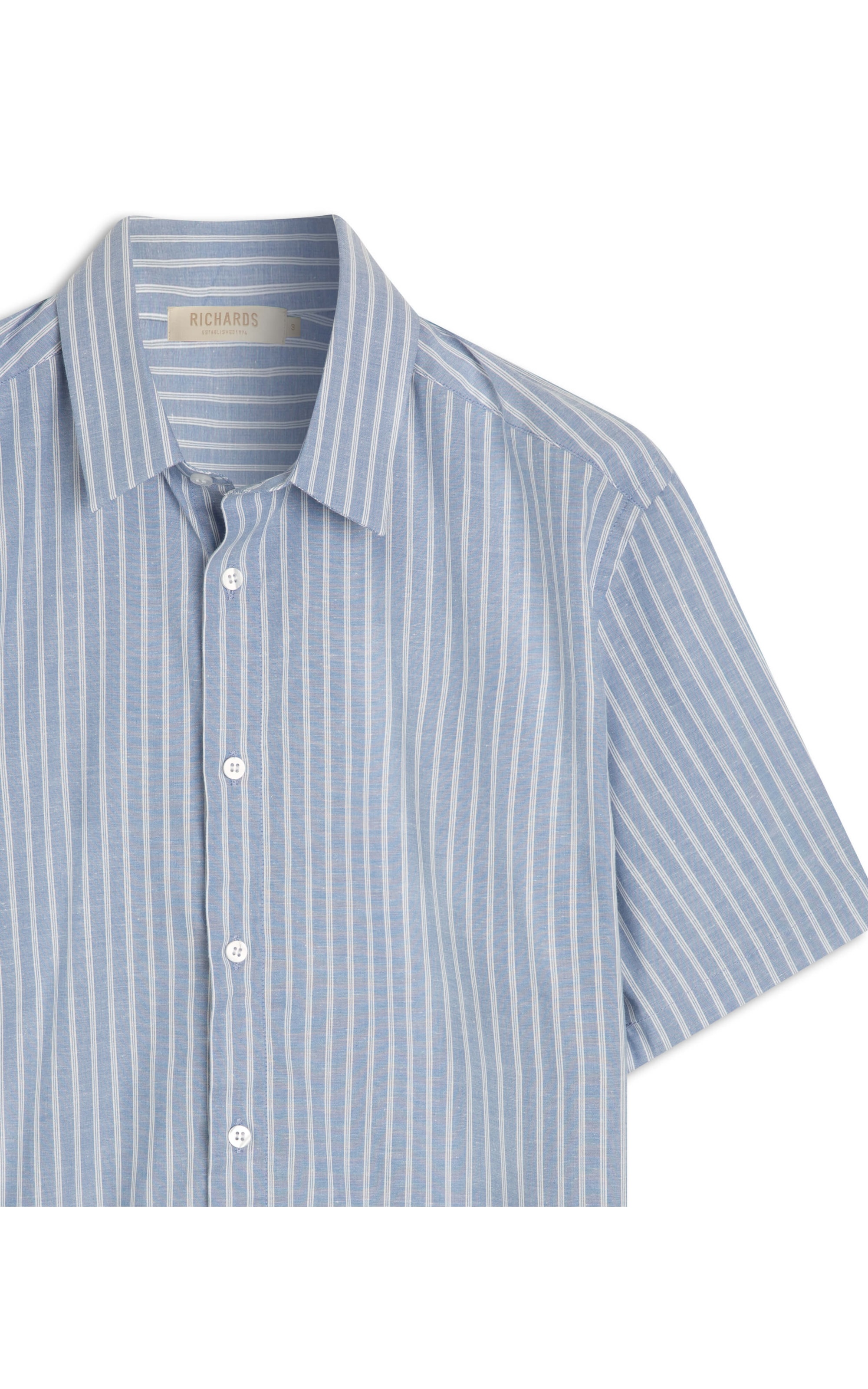Camisa Cotton Stretch Antônio Mc Azul Jeans
