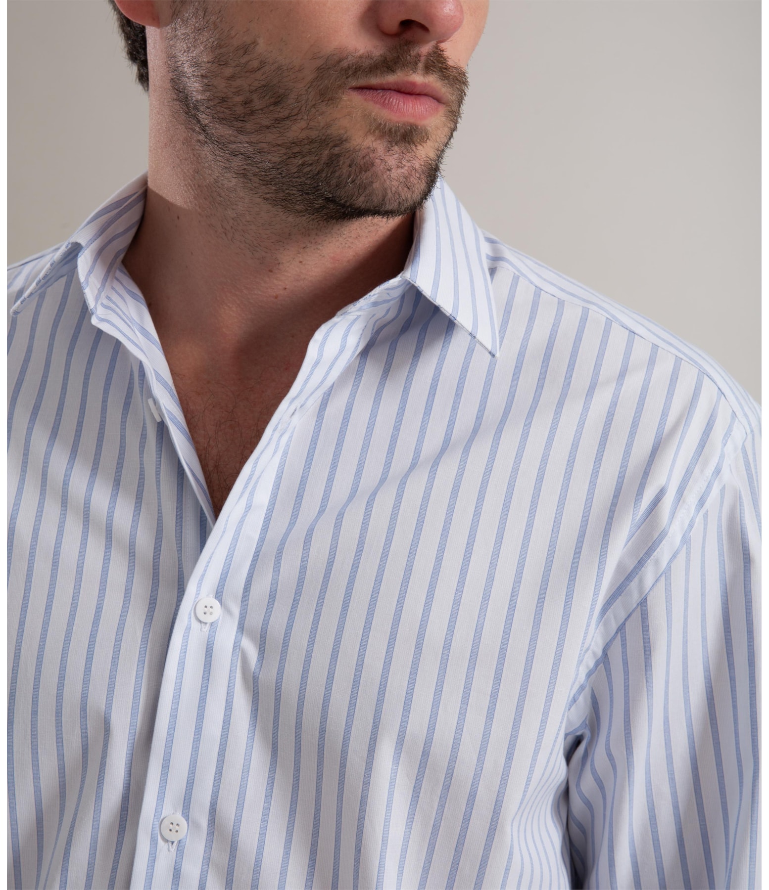 Camisa Cotton Stretch Sérgio Ml Azul Claro