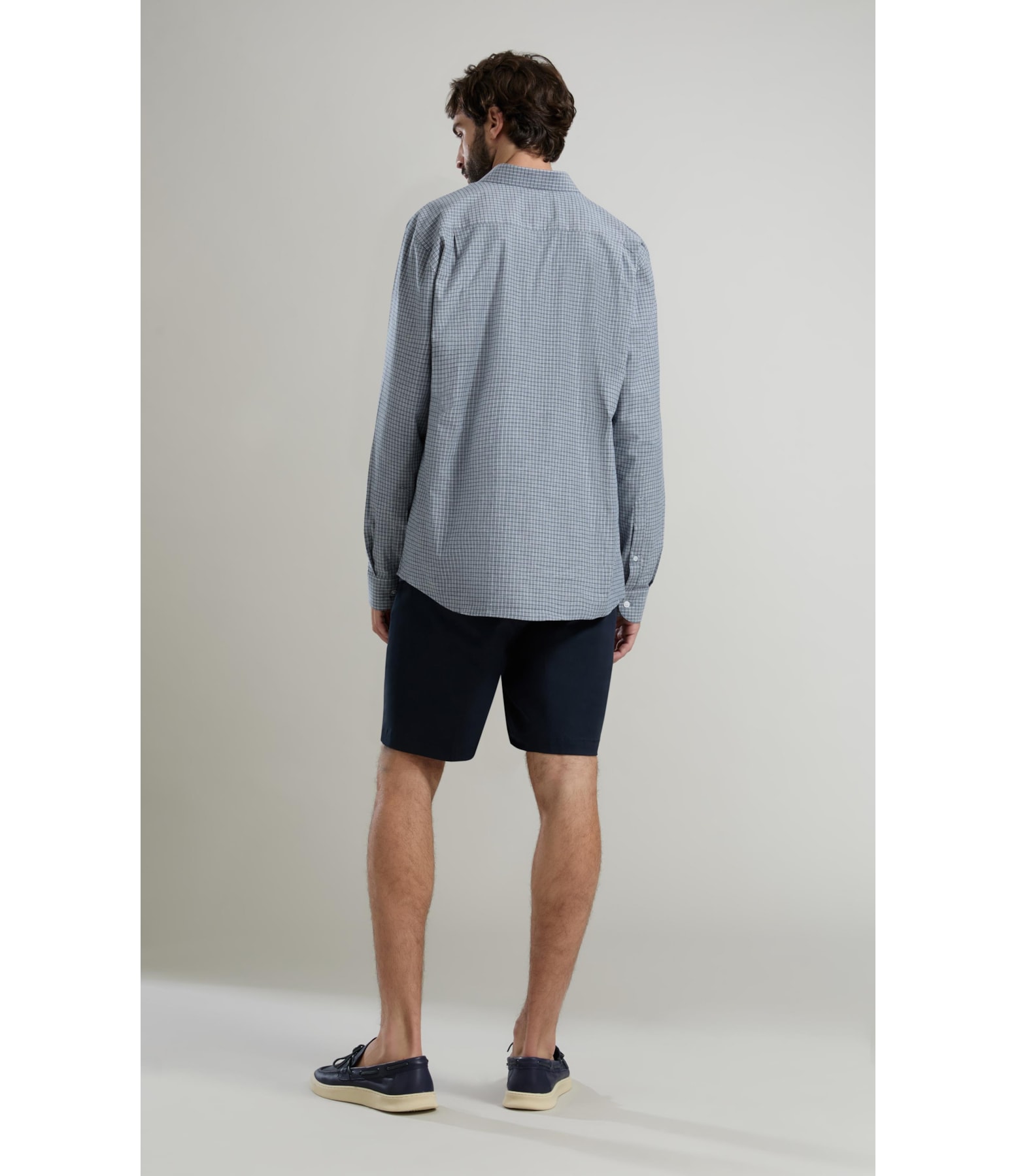 Camisa Cotton Xadrex Andre Ml Marinho