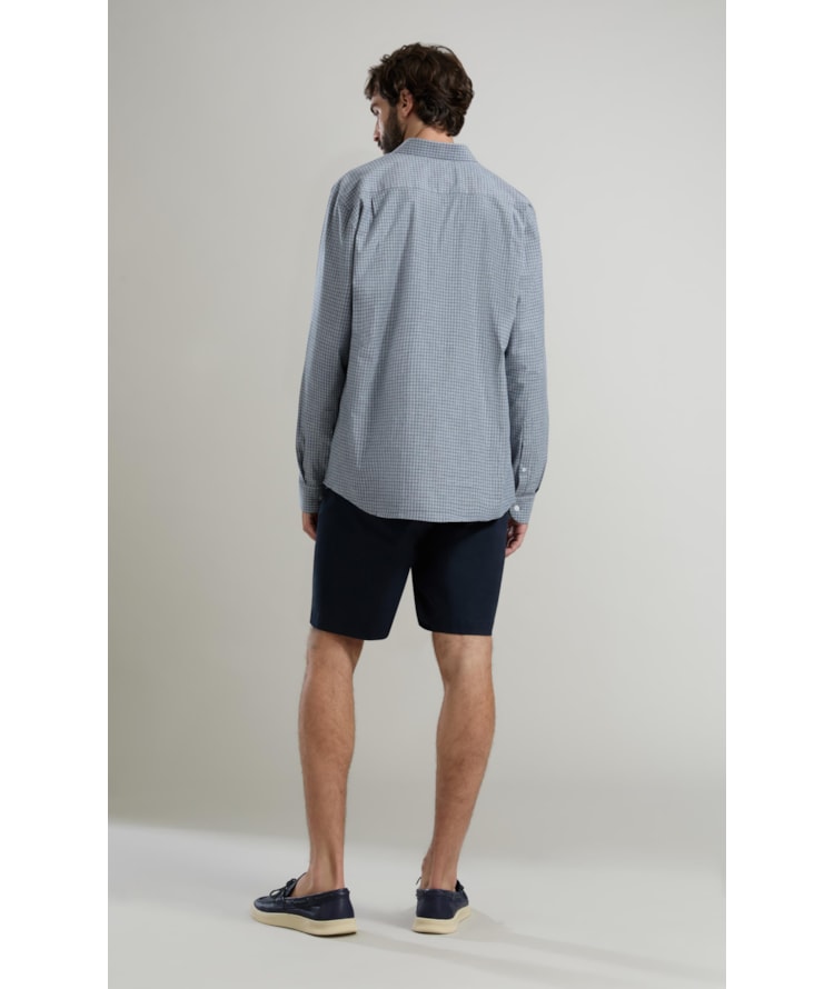 Camisa Cotton Xadrex Andre Ml Marinho