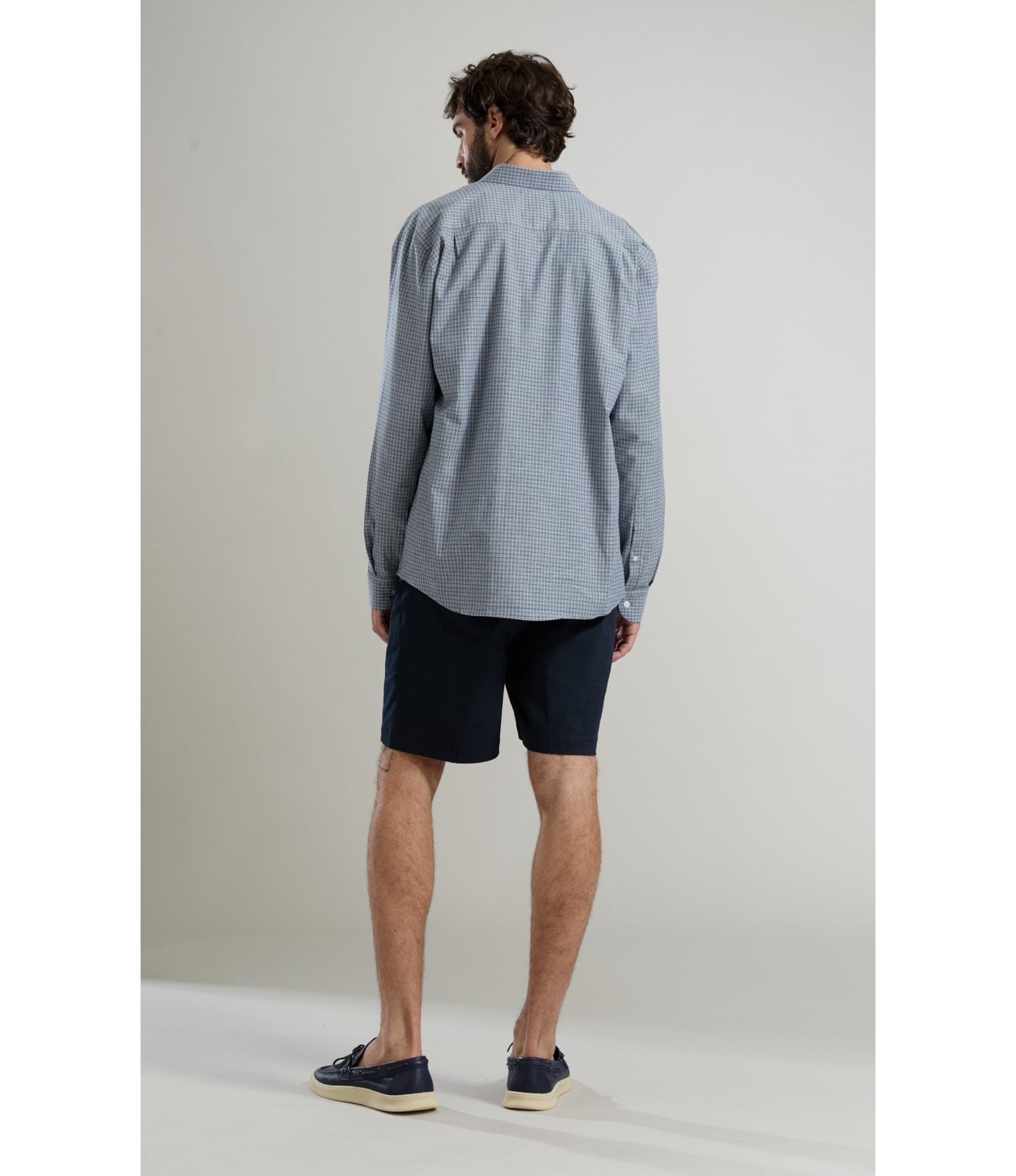 Camisa Cotton Xadrex Andre Ml Marinho