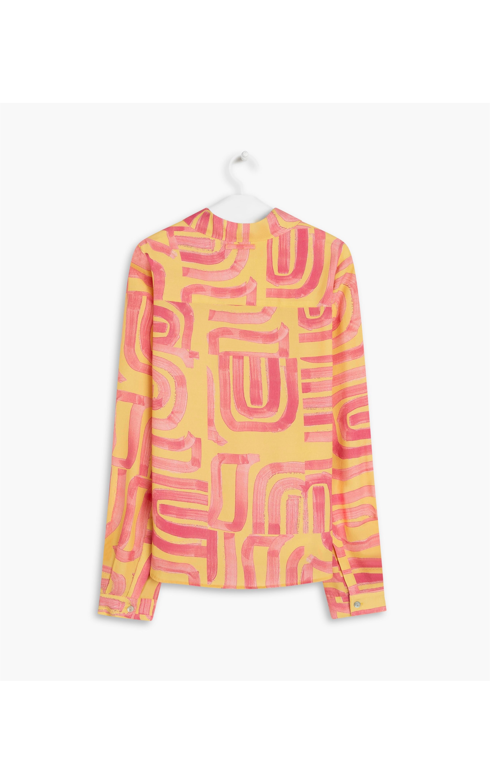  Camisa Dalia Brush Tiles Amarelo