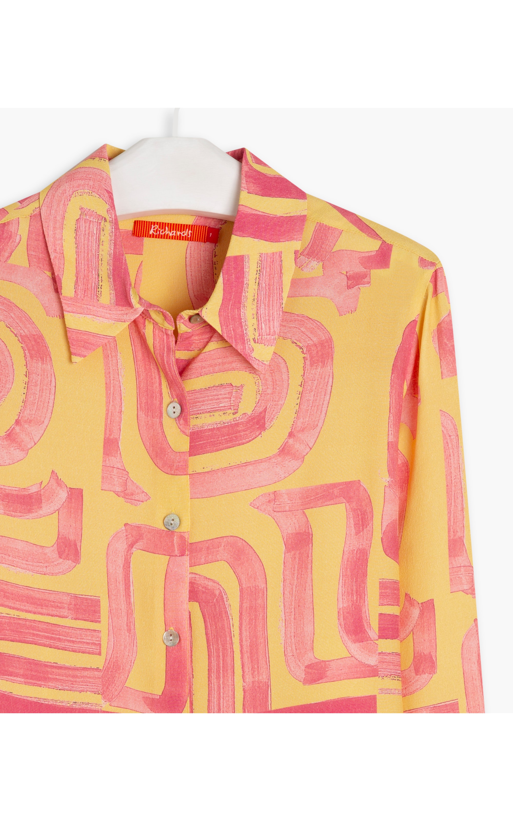  Camisa Dalia Brush Tiles Amarelo