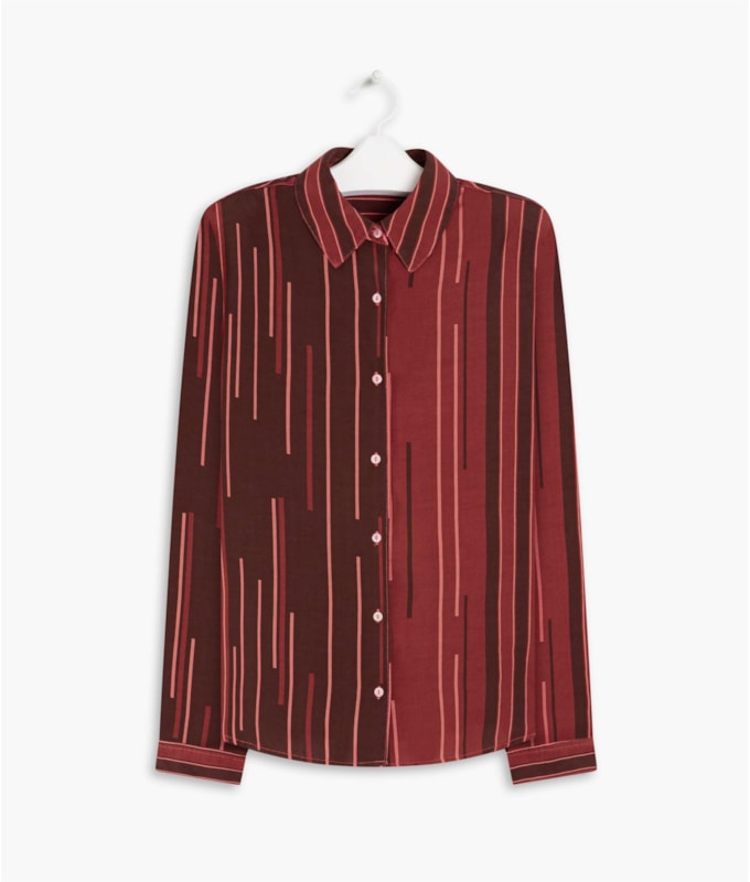 Camisa Dalia Est. Terena Vermelho