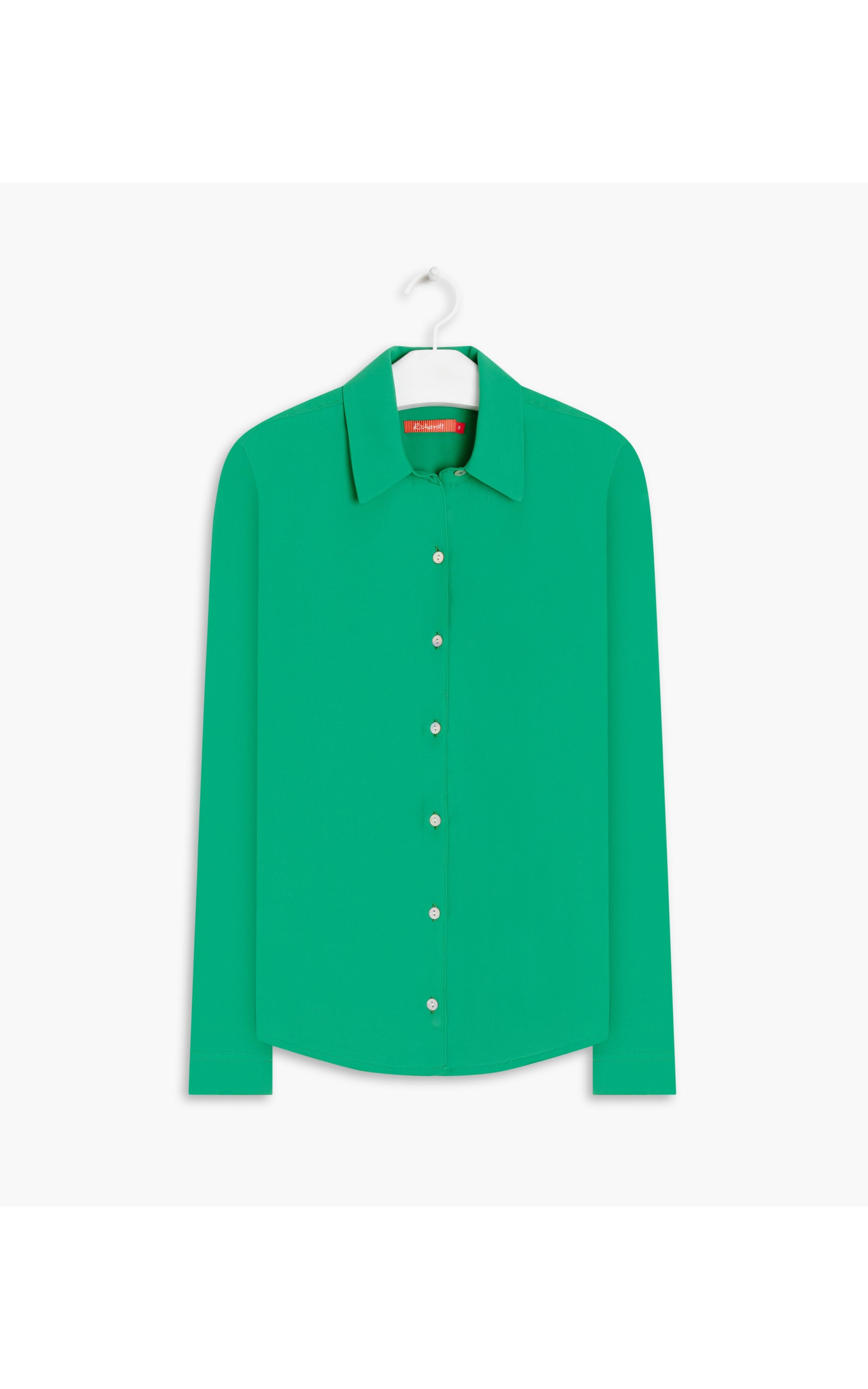 Camisa Dalia Lisa Verde Maca