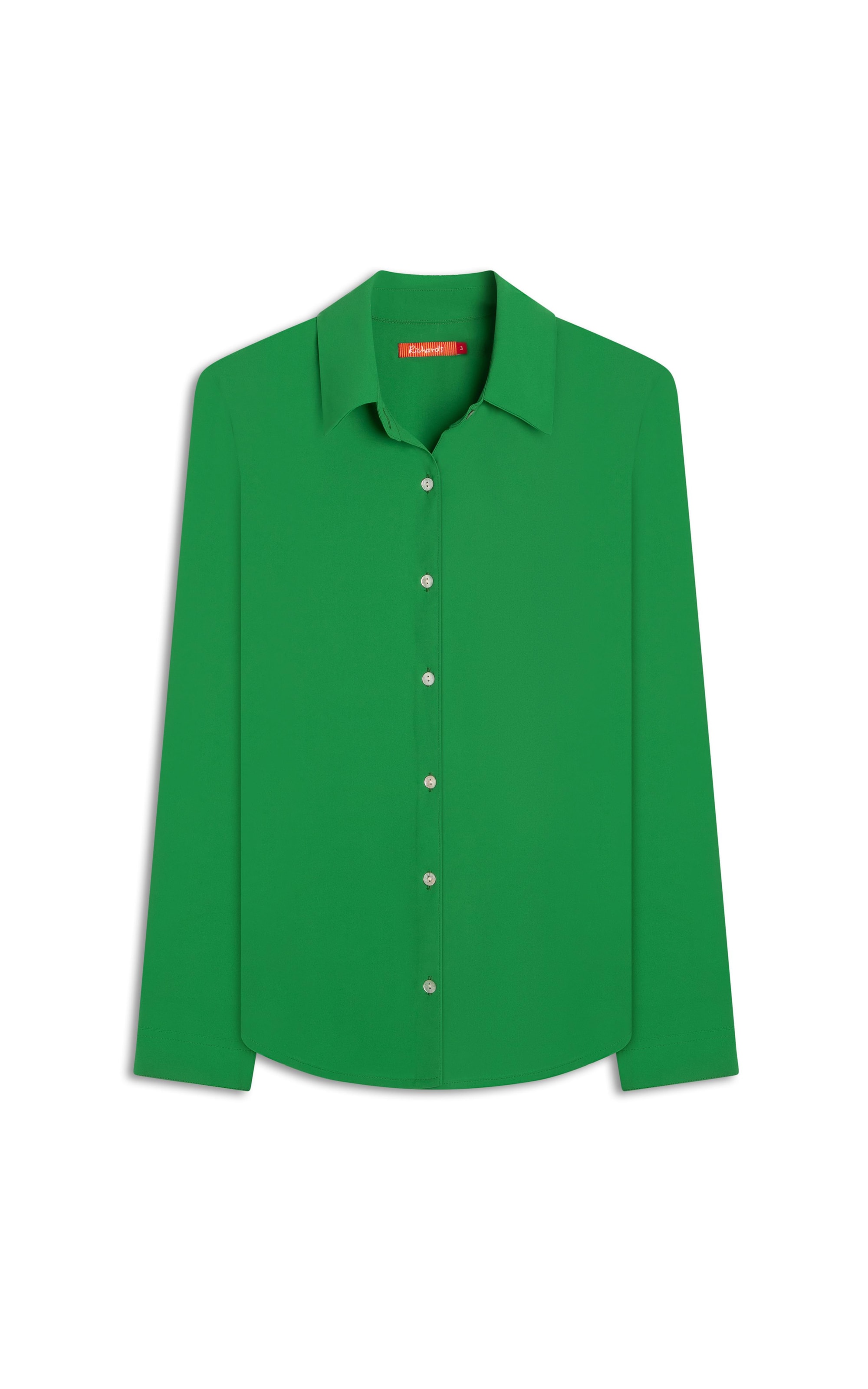 Camisa Dalia Lisa Verde Maca