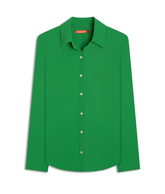 Camisa Dalia Lisa Verde Maca