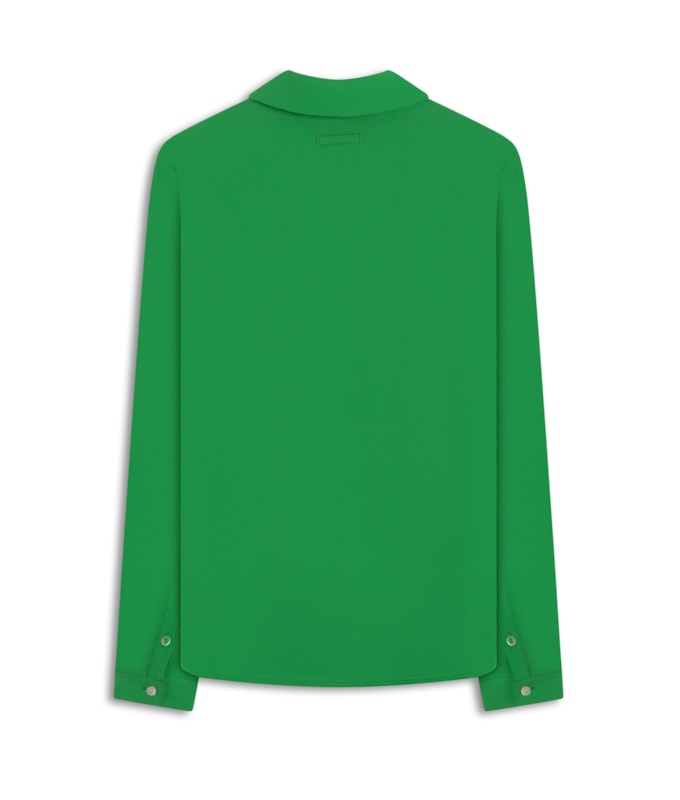 Camisa Dalia Lisa Verde Maca