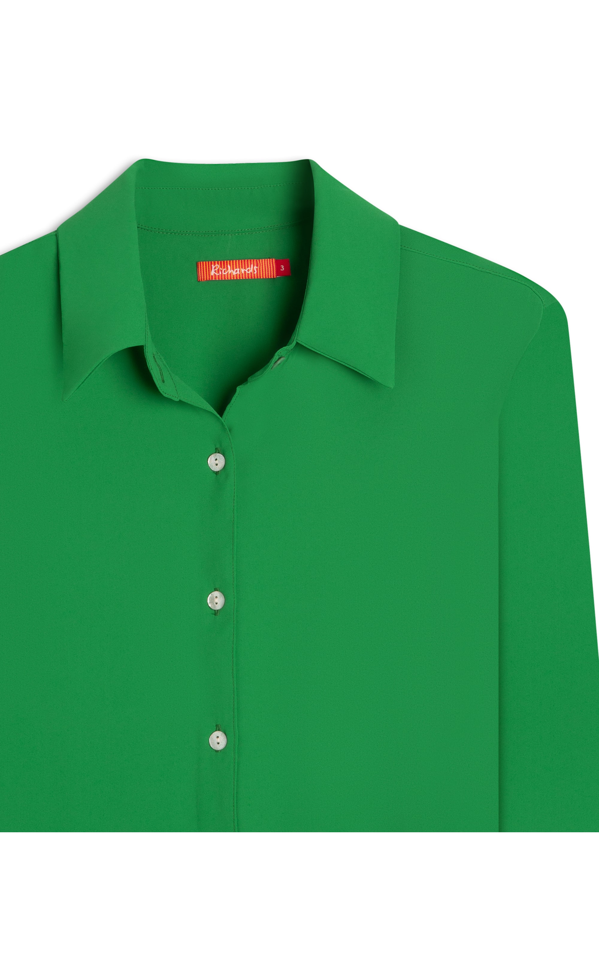 Camisa Dalia Lisa Verde Maca