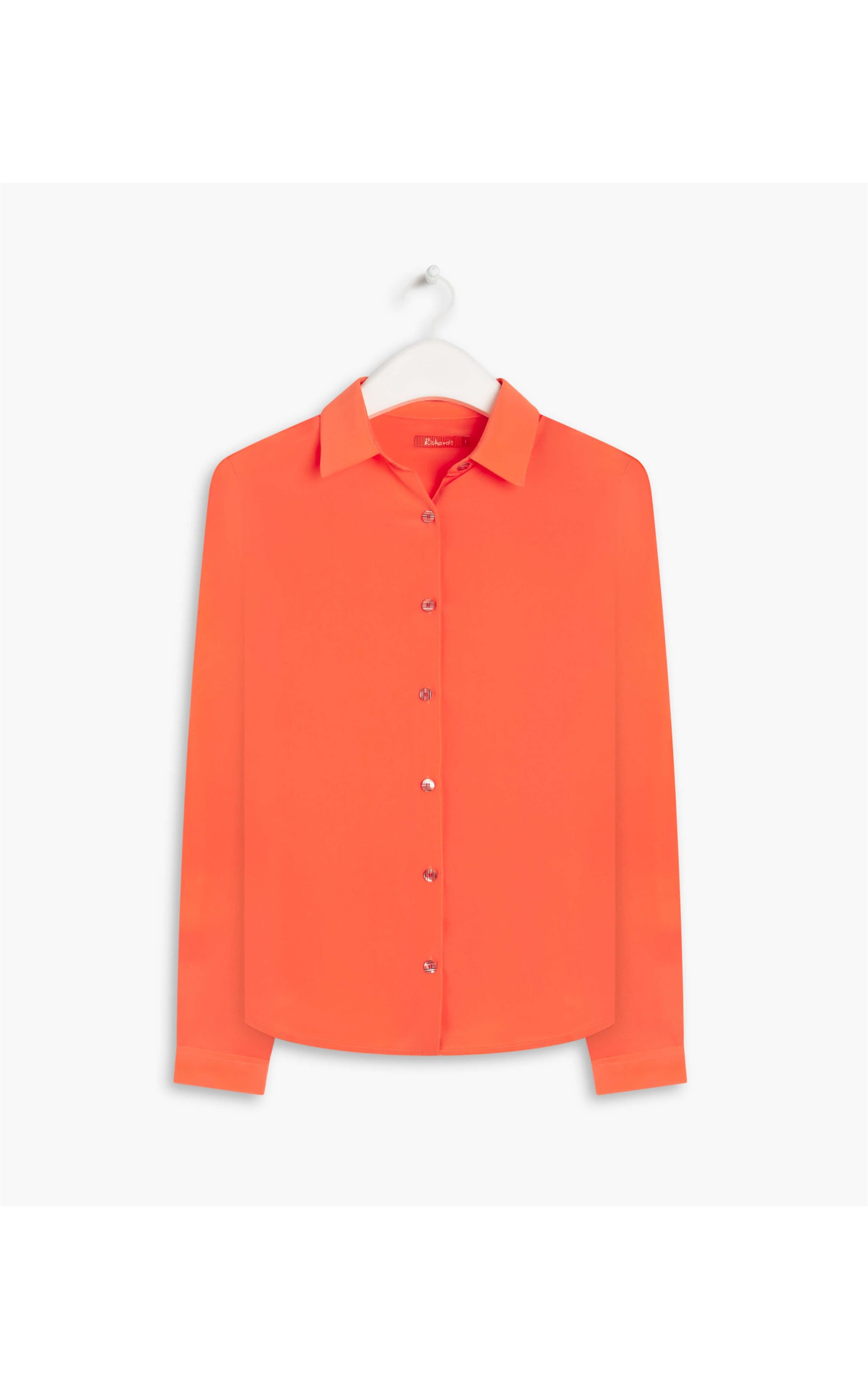 Camisa Dalia Seda Lisa Coral