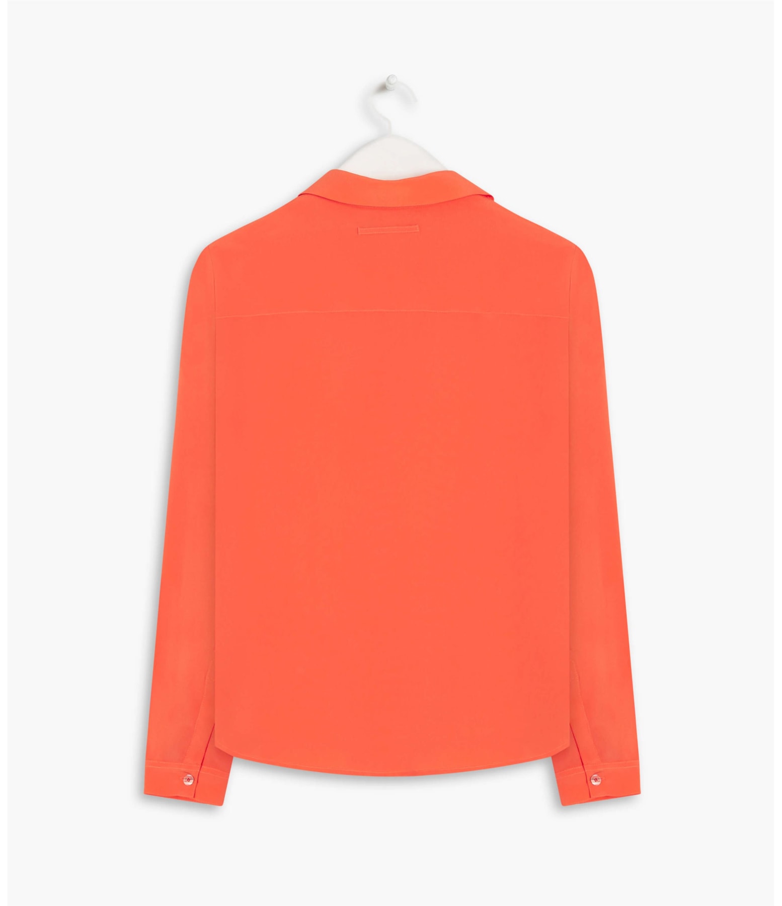 Camisa Dalia Seda Lisa Coral
