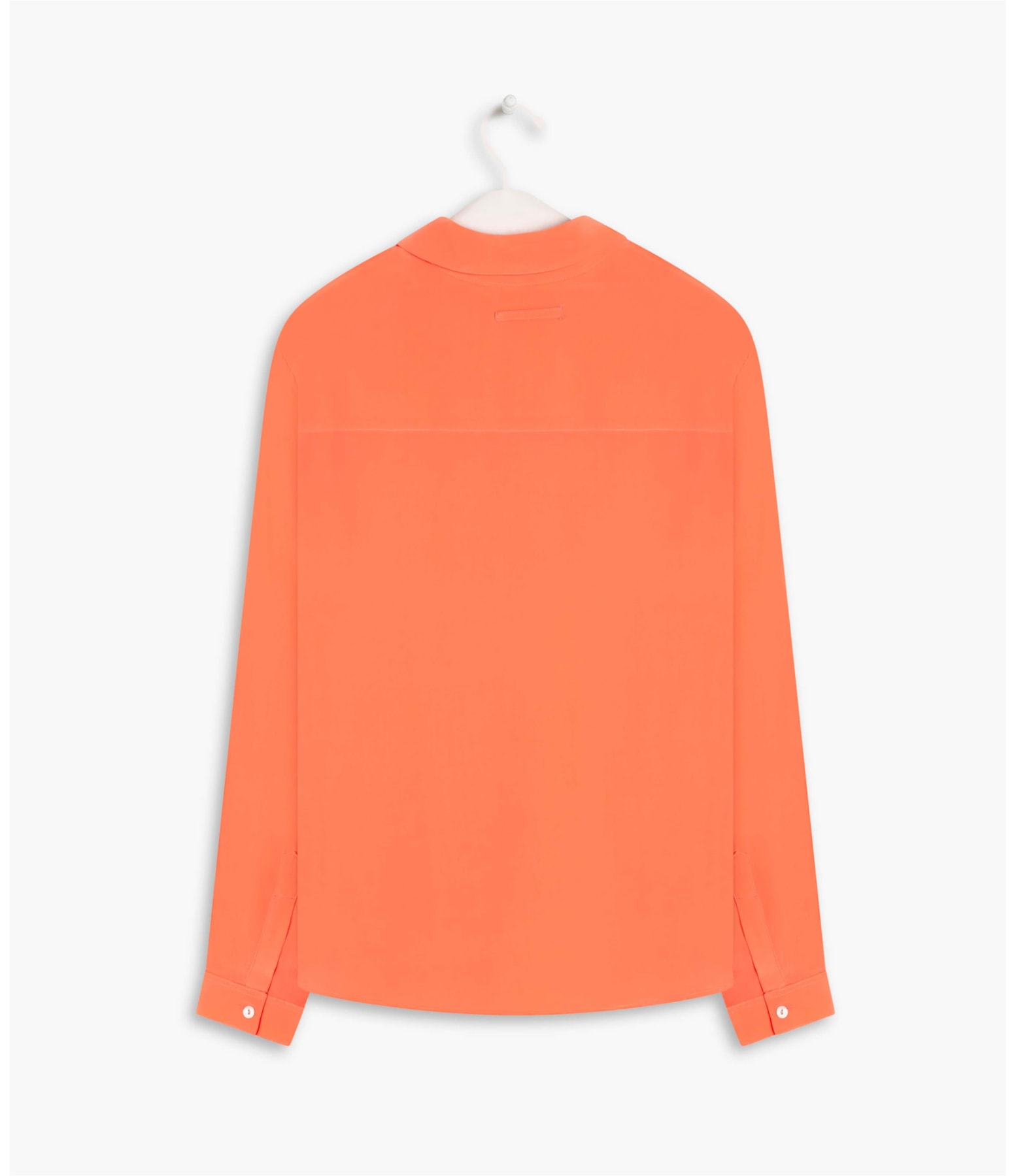 Camisa Dalia Seda Lisa Coral