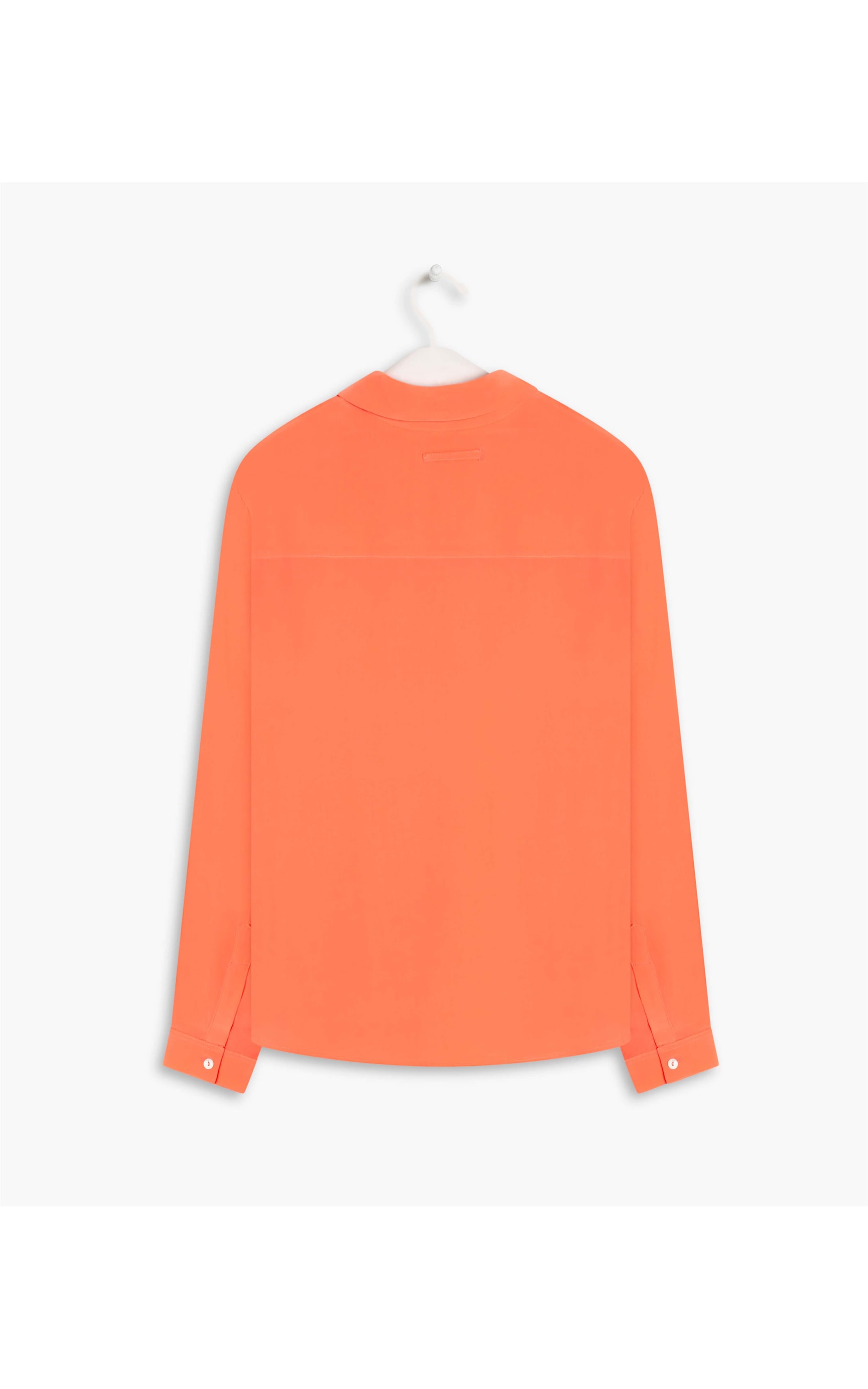 Camisa Dalia Seda Lisa Coral