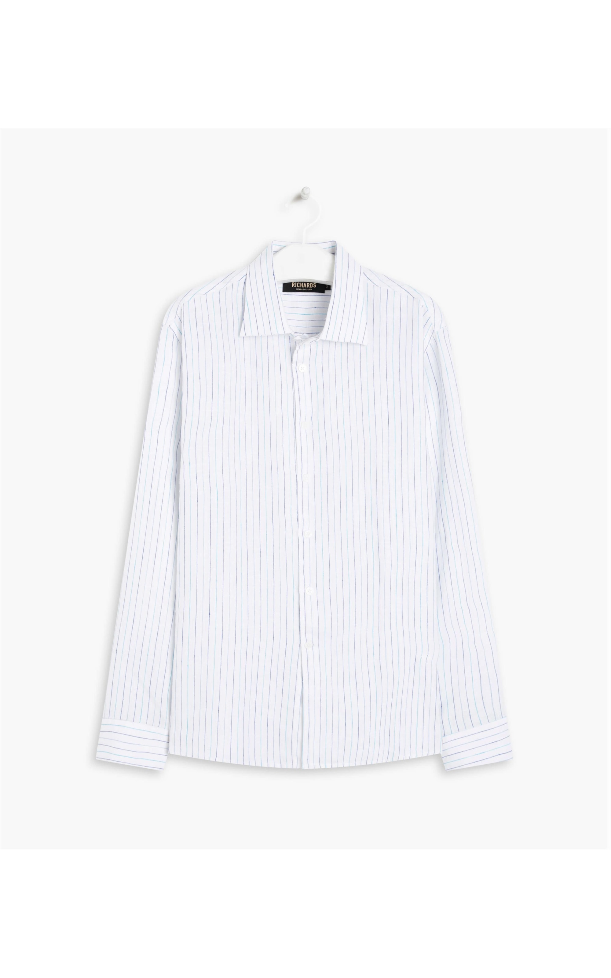 Camisa Daniel Traveller Ft Listrado Ml Dark Navy