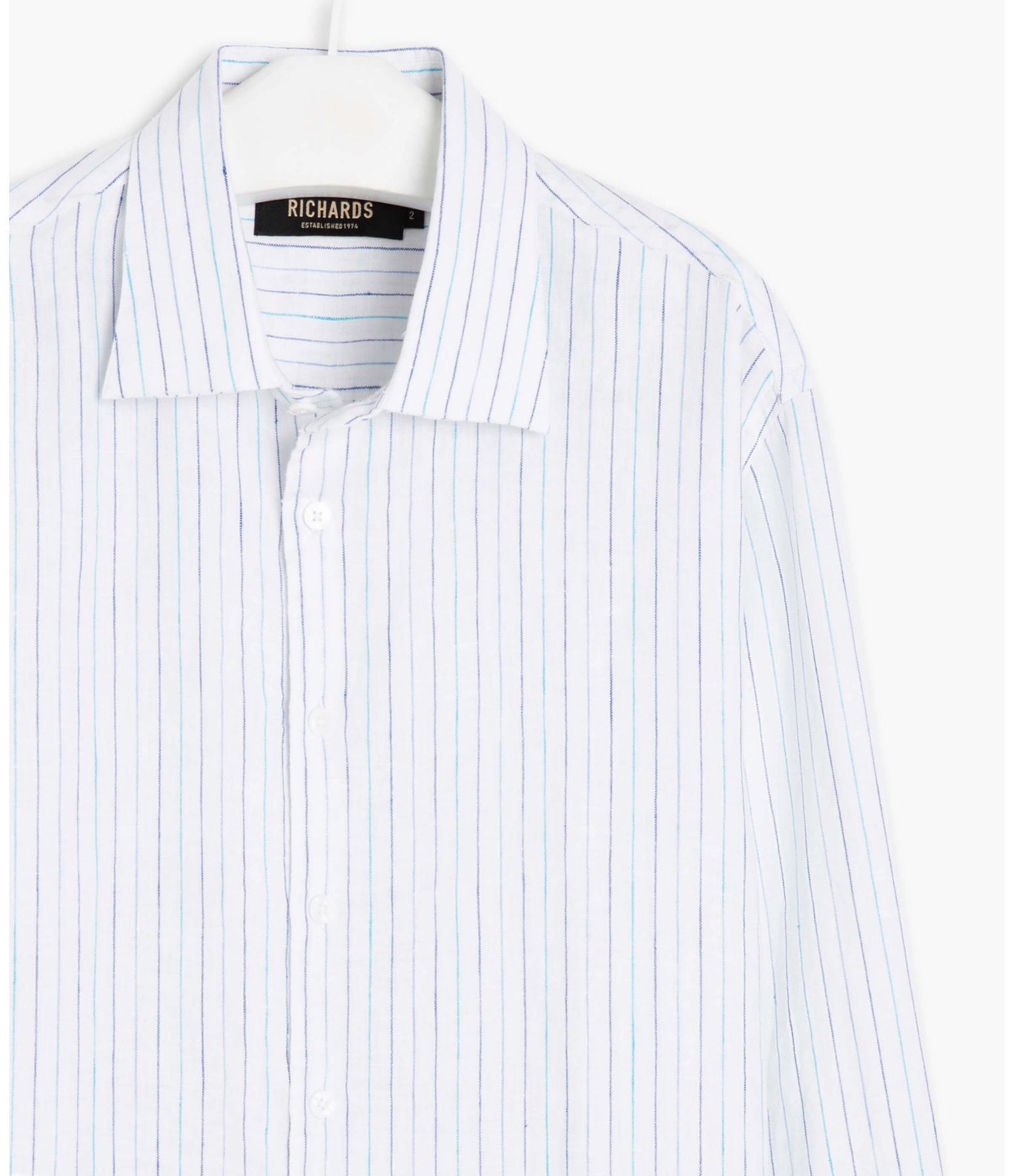 Camisa Daniel Traveller Ft Listrado Ml Dark Navy