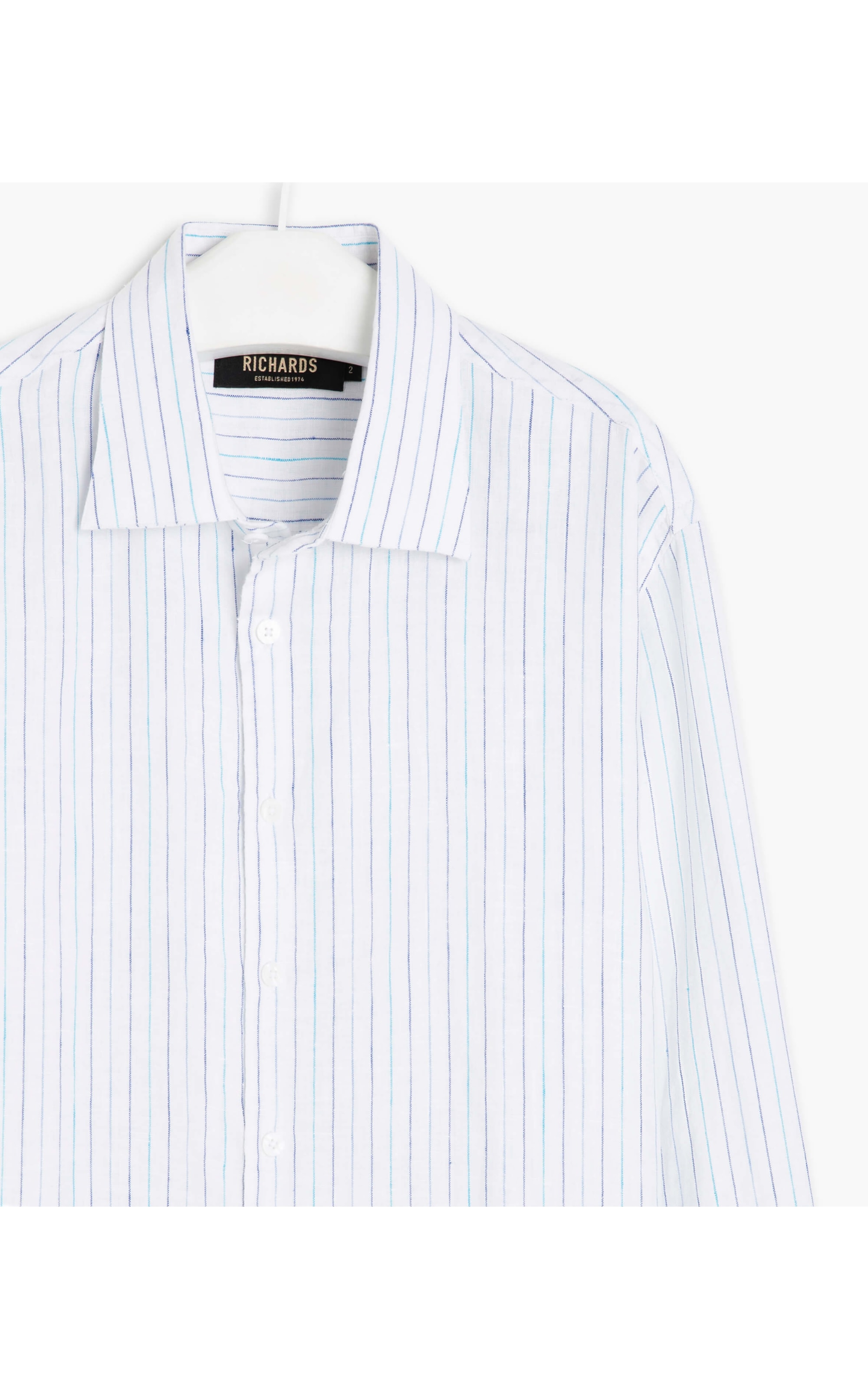 Camisa Daniel Traveller Ft Listrado Ml Dark Navy