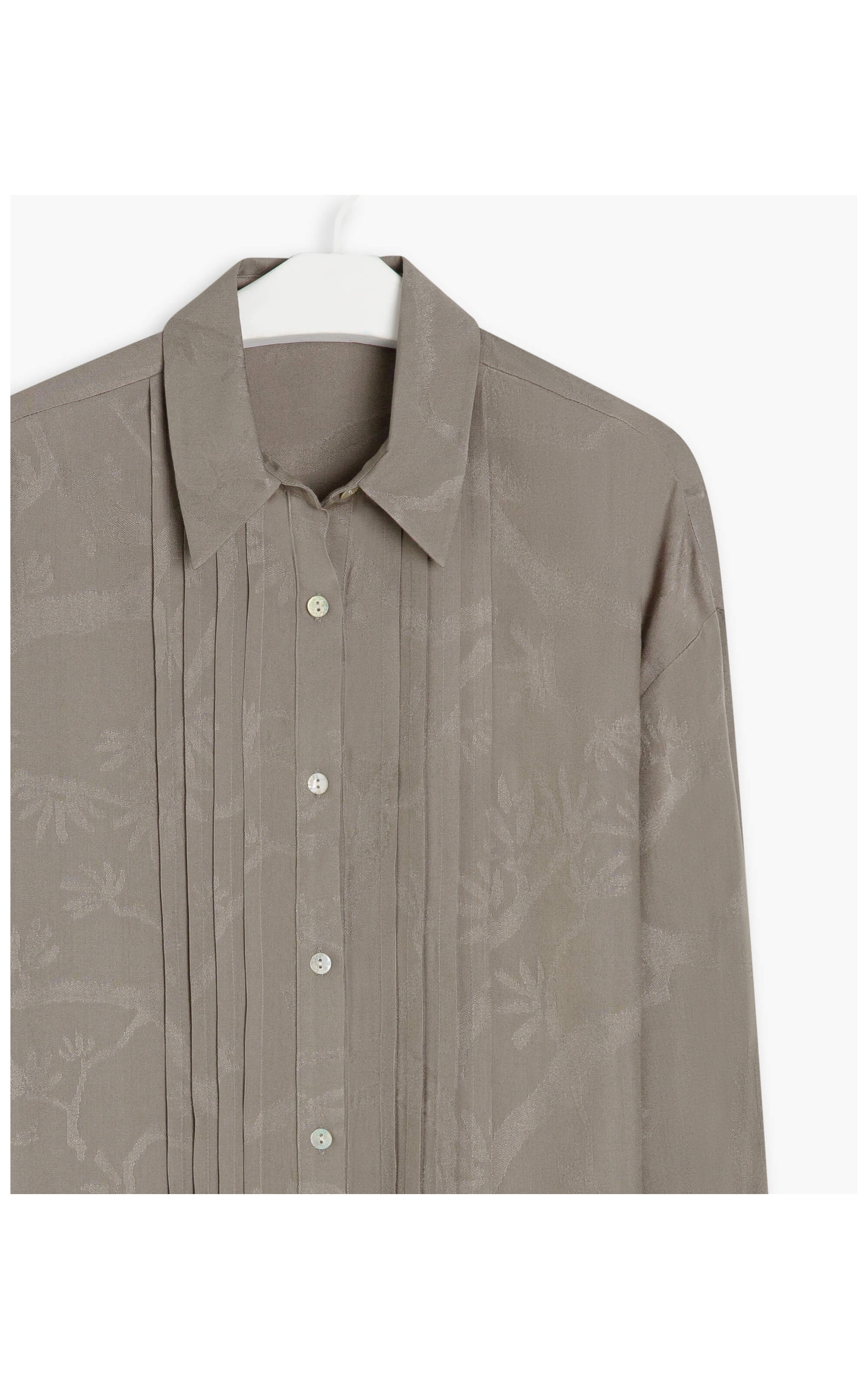 Camisa Dayla Jacquard Grafite