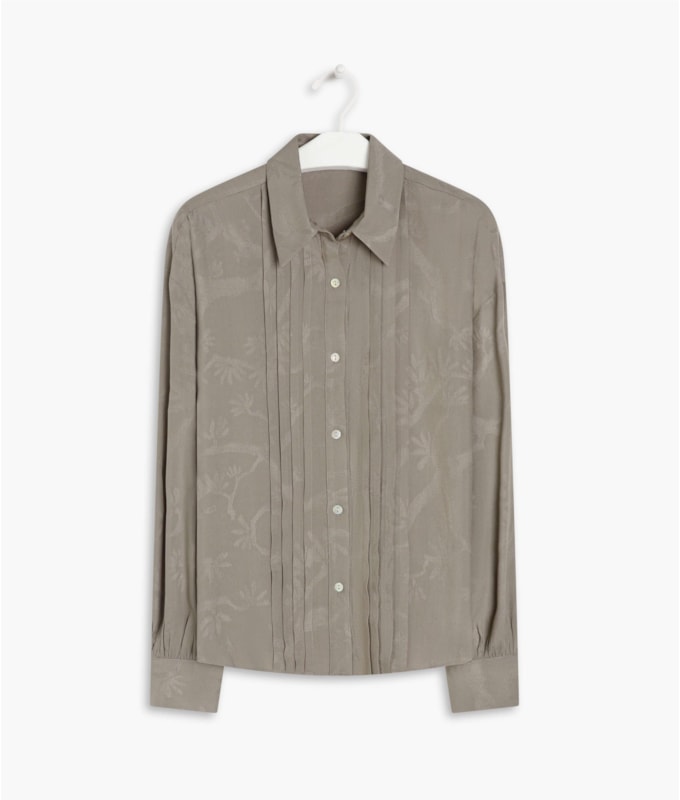 Camisa Dayla Jacquard Grafite