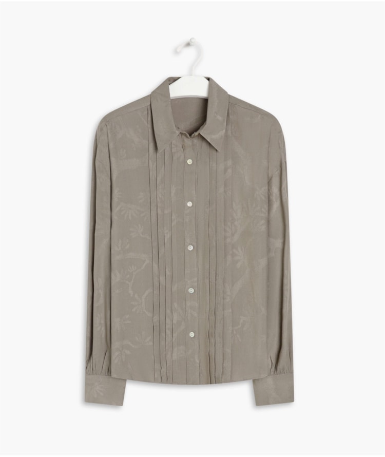 Camisa Dayla Jacquard Grafite