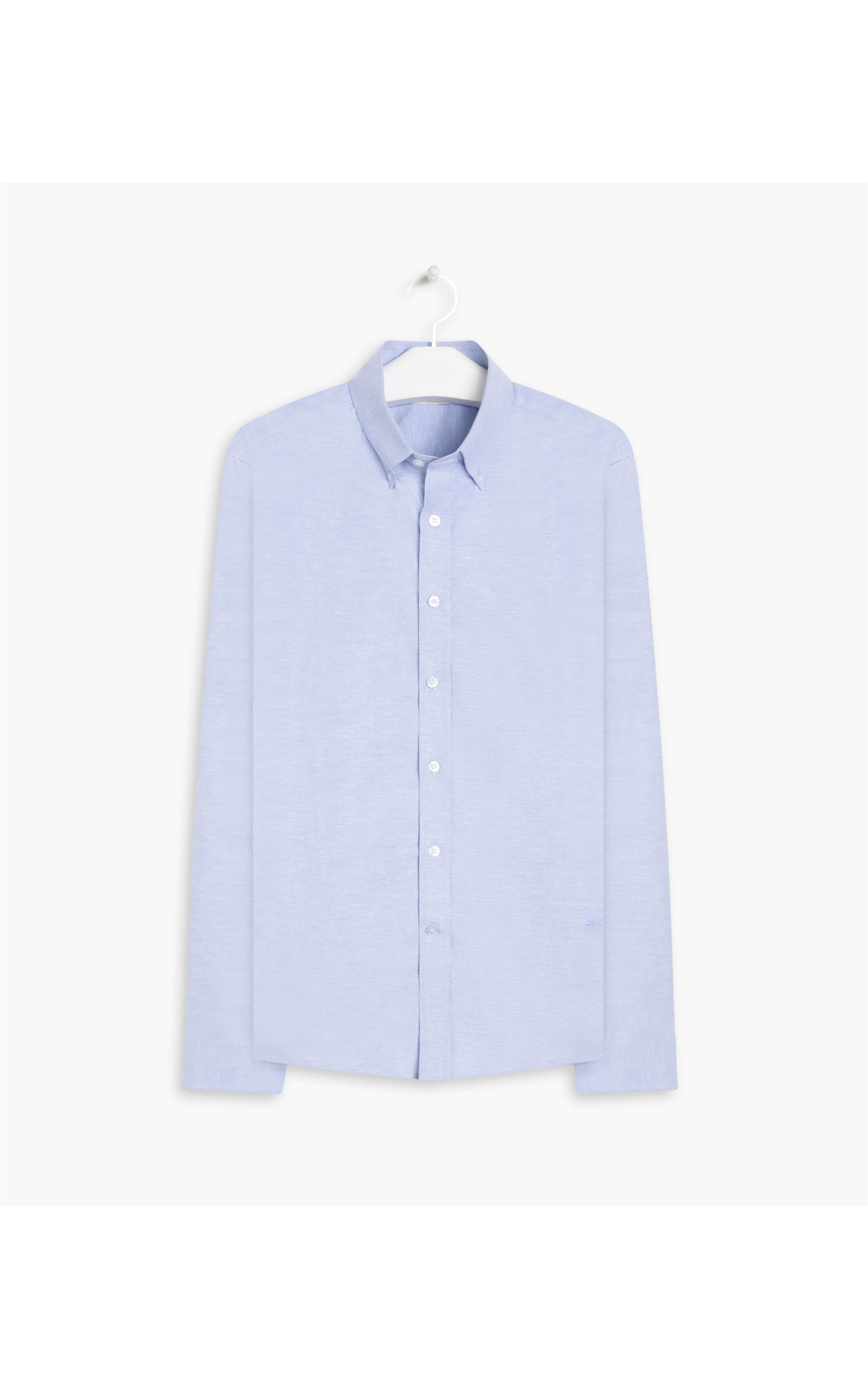 Camisa Deniel Oxford Bd Ml Azul Seco