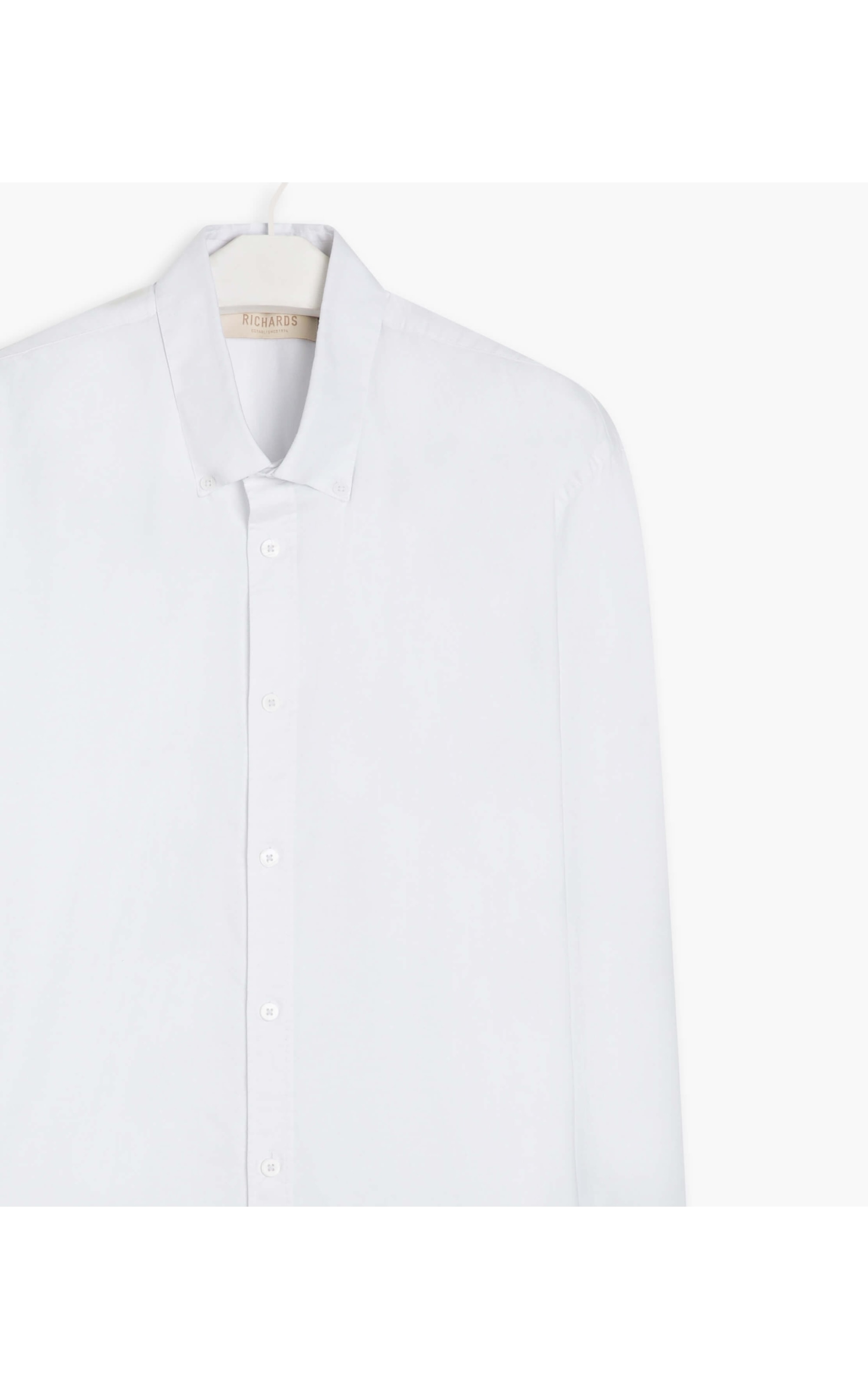Camisa Deniel Oxford Bd Ml Branco