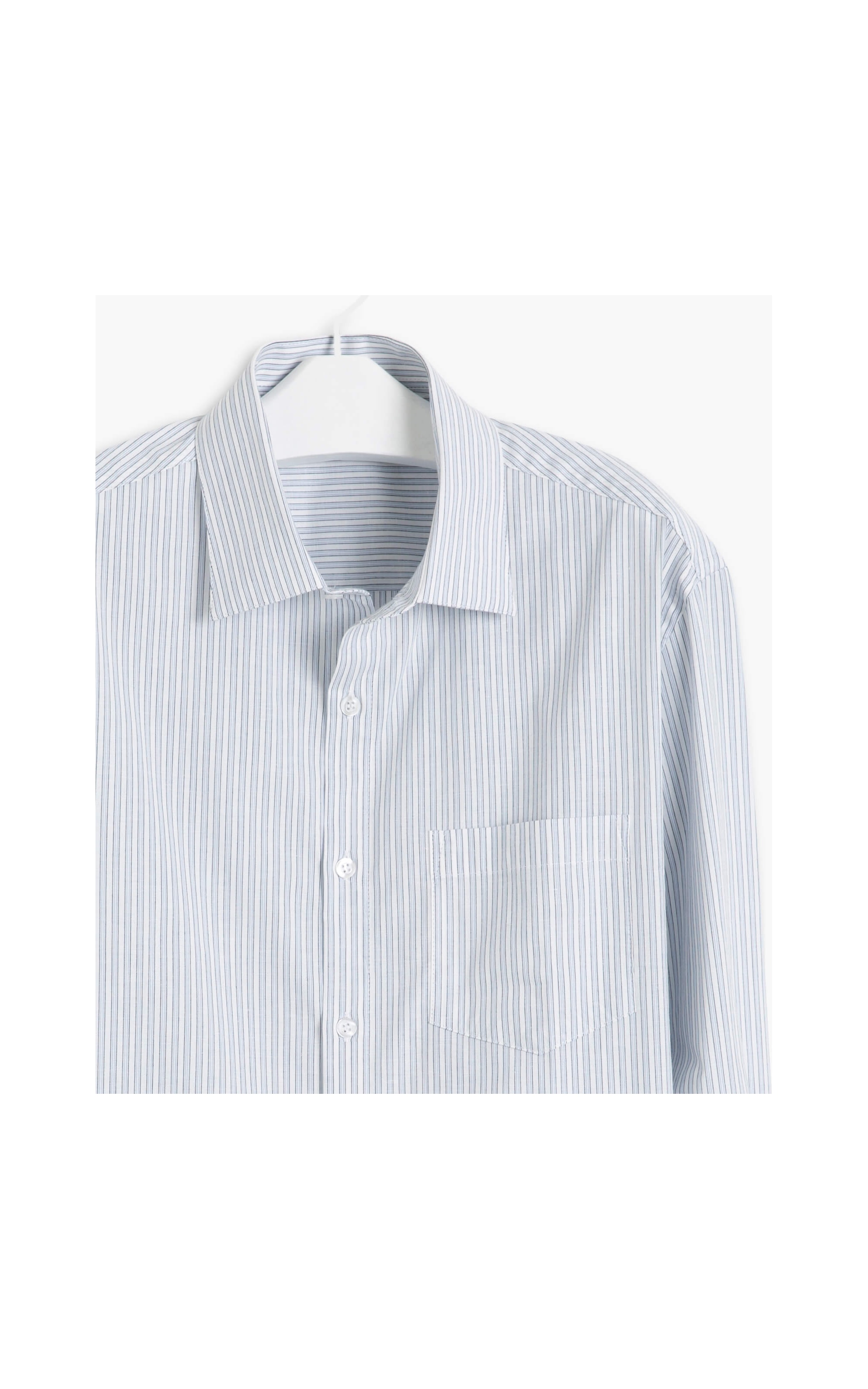 Camisa Dublin Listrada Ml Azul Bic