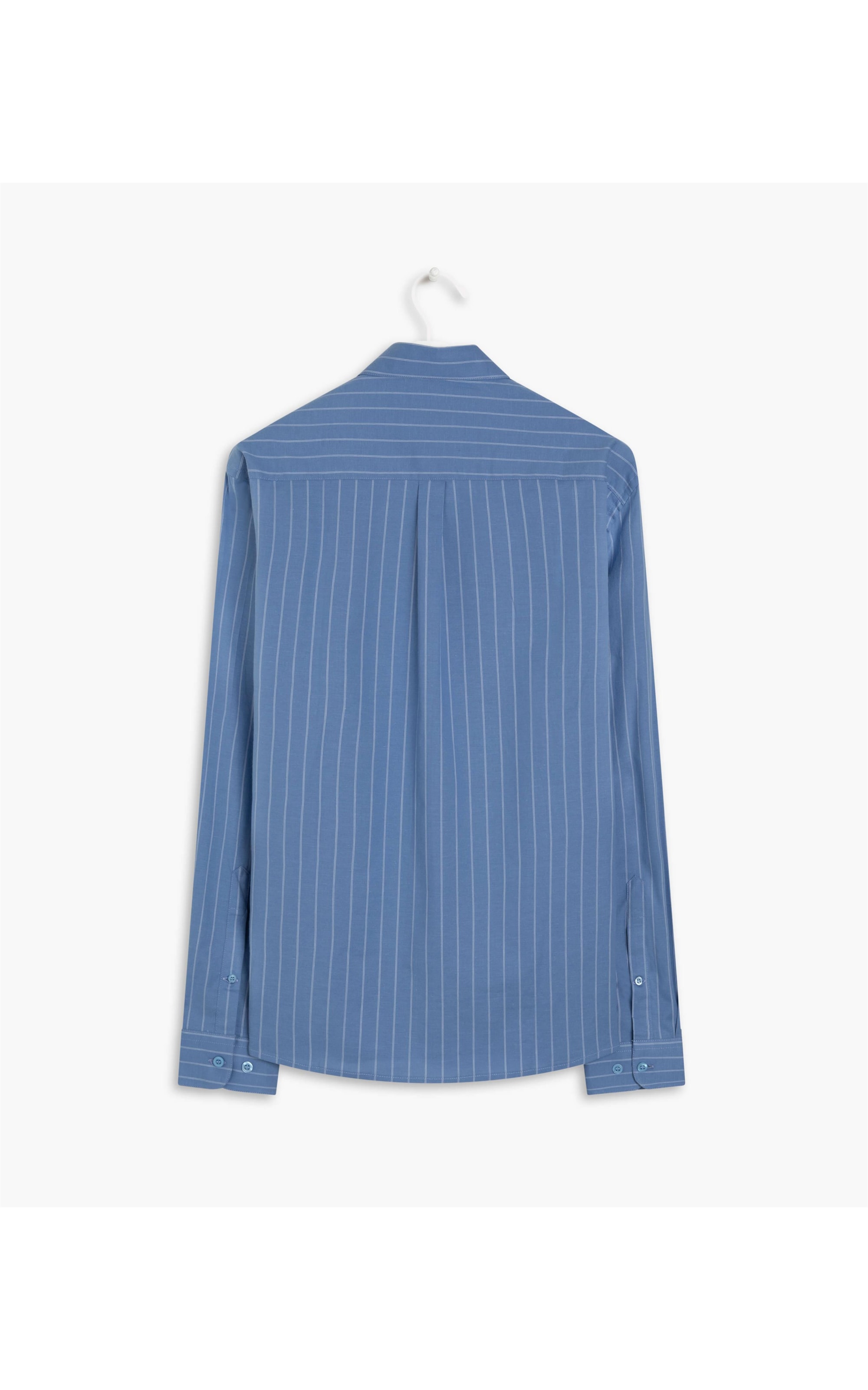 Camisa Eduardo Traveller Ft Listrado Ml Marinho