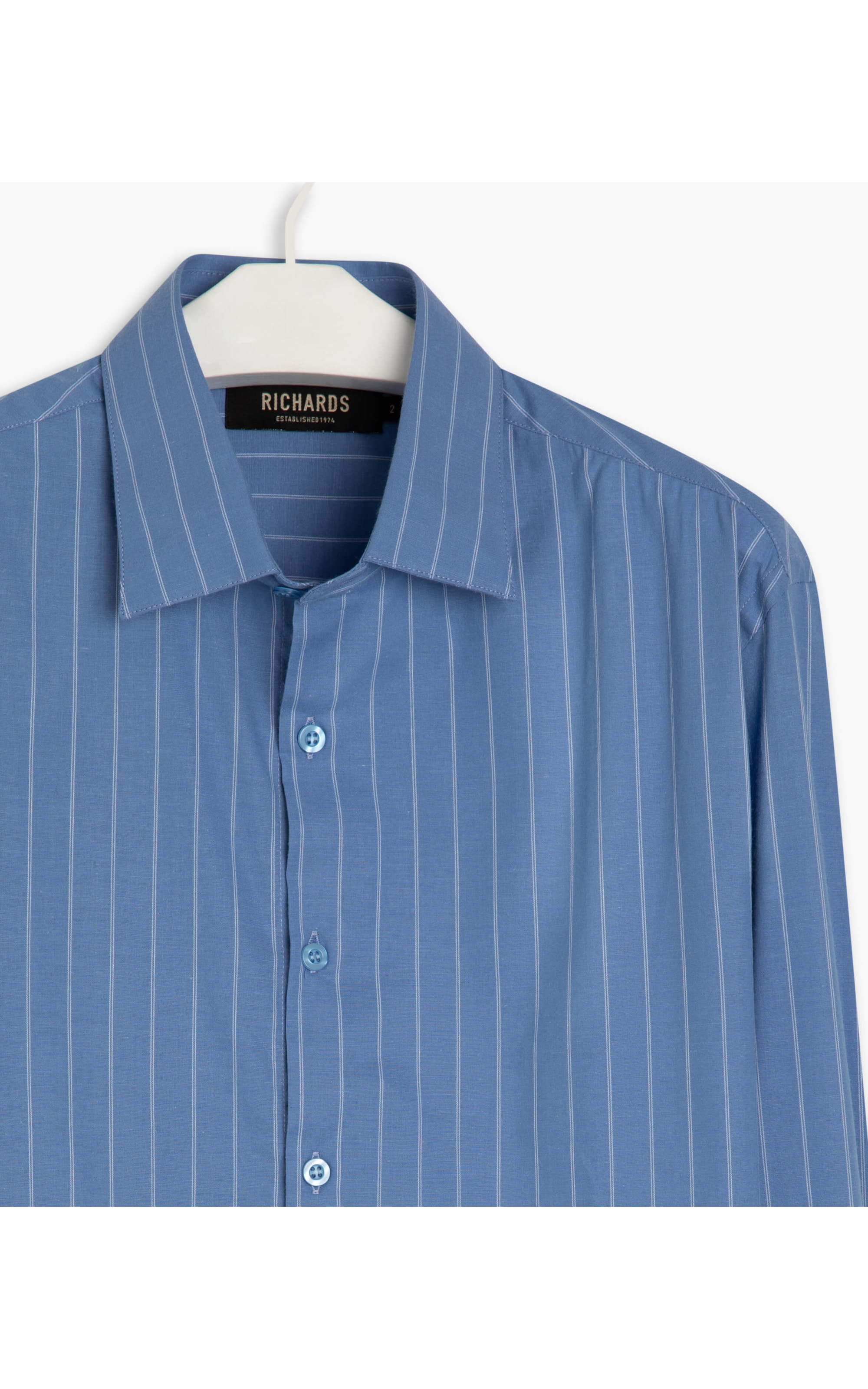 Camisa Eduardo Traveller Ft Listrado Ml Marinho