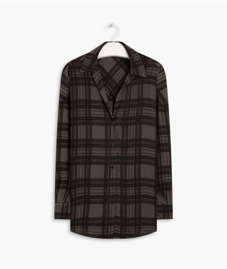 Camisa Elis Est Tartan Tabaco