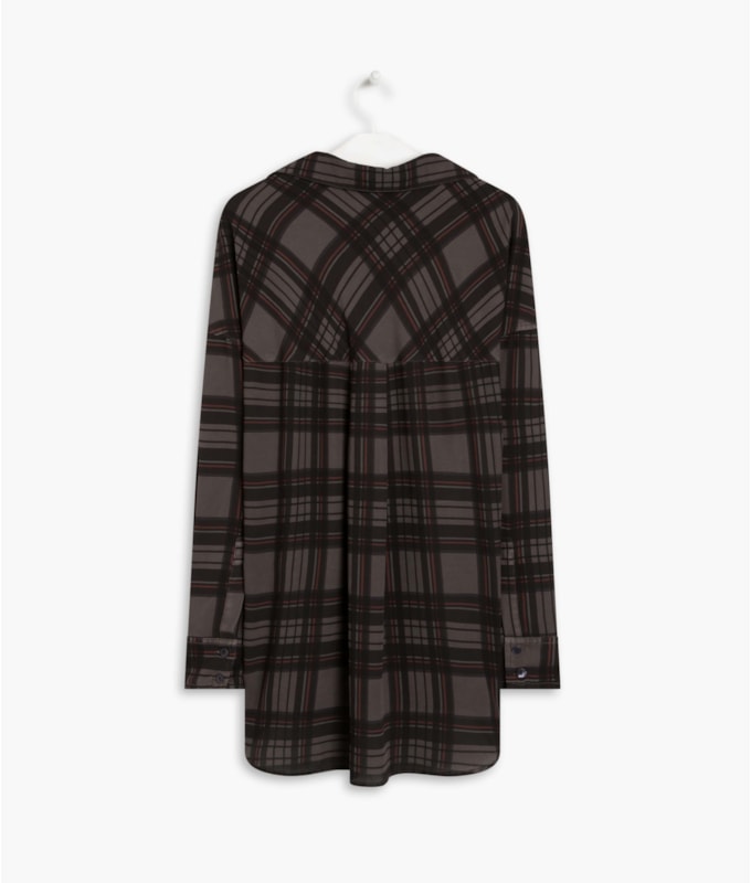 Camisa Elis Est Tartan Tabaco