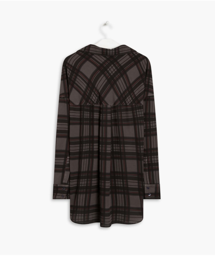 Camisa Elis Est Tartan Tabaco