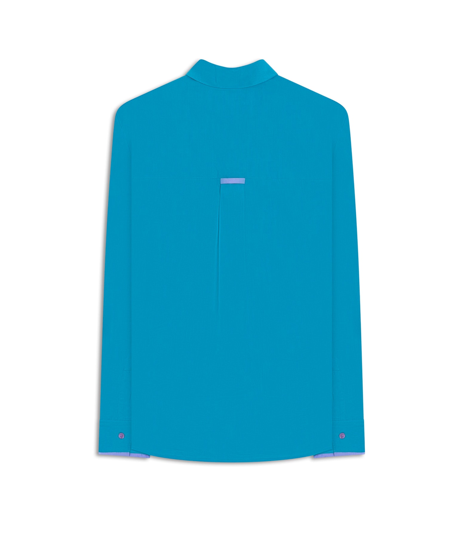Camisa Emy Voil Algodao Turquesa