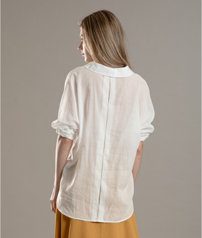 Camisa Enid Rami Blend Branco