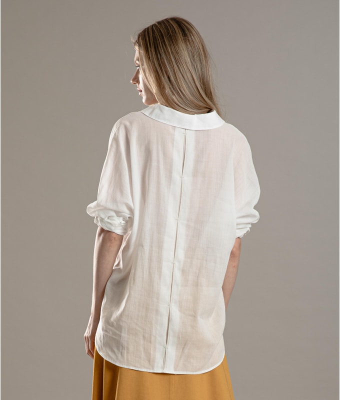 Camisa Enid Rami Blend Branco