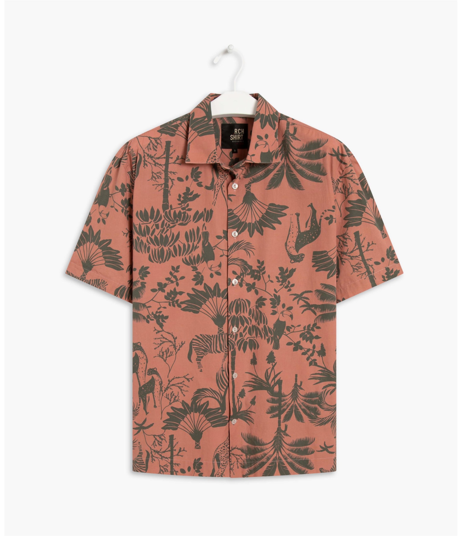 Camisa Estampada Africa Mc Laranja
