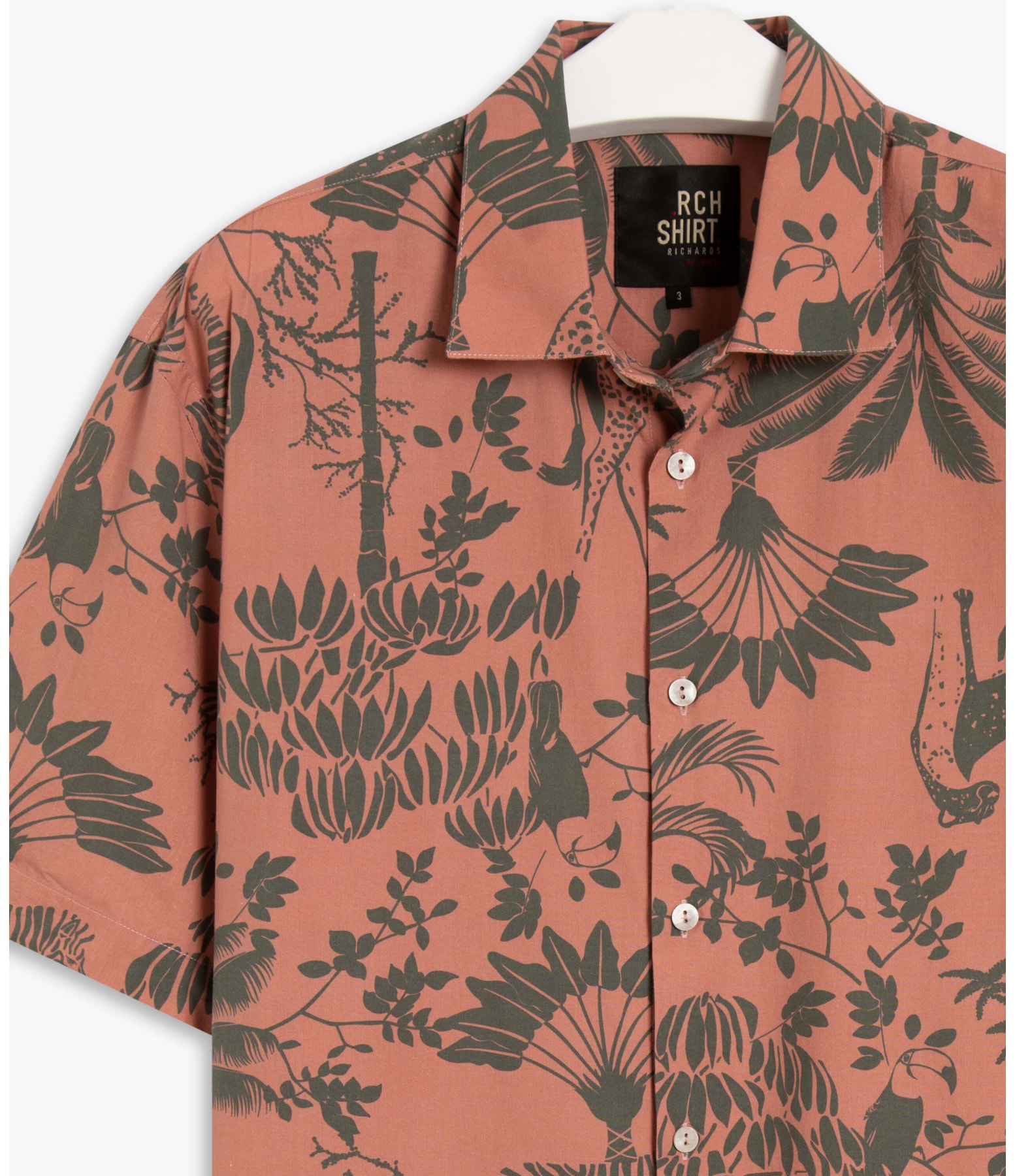 Camisa Estampada Africa Mc Laranja